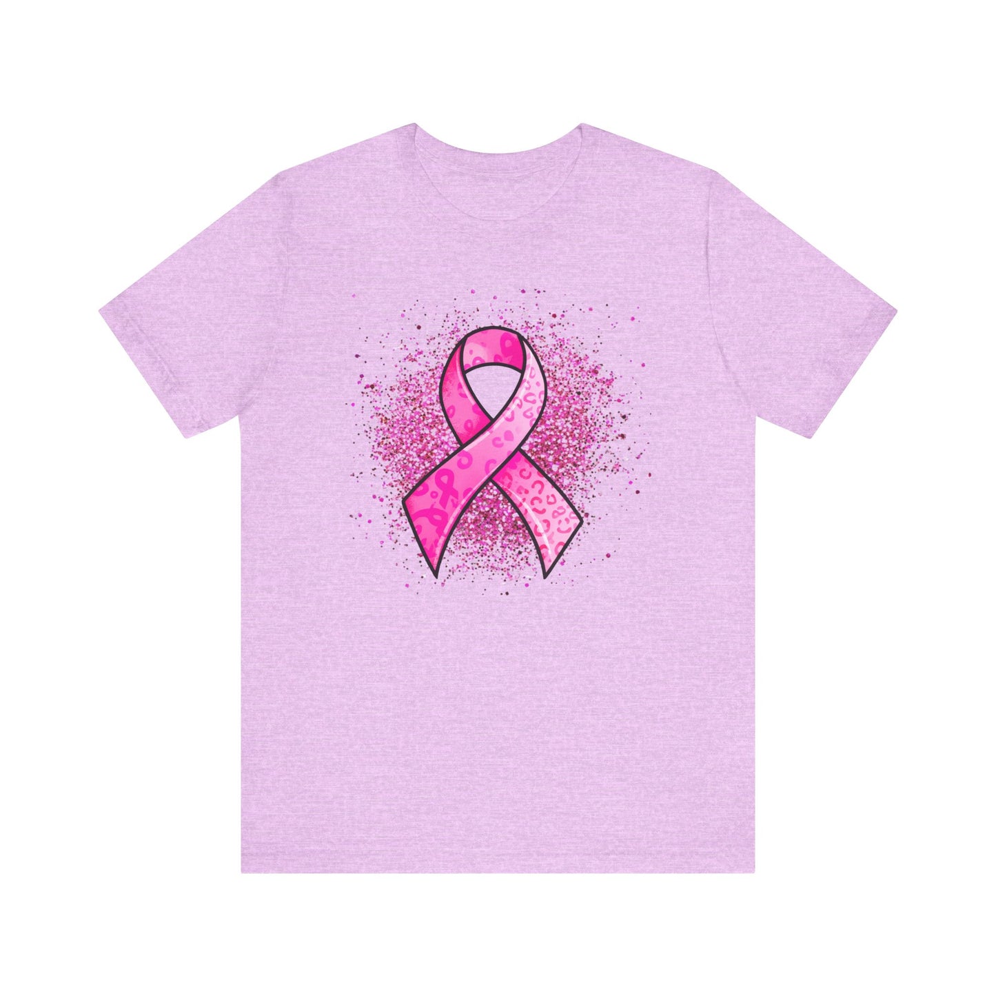 Breast Cancer Ribbon Jersey Short Sleeve Tee