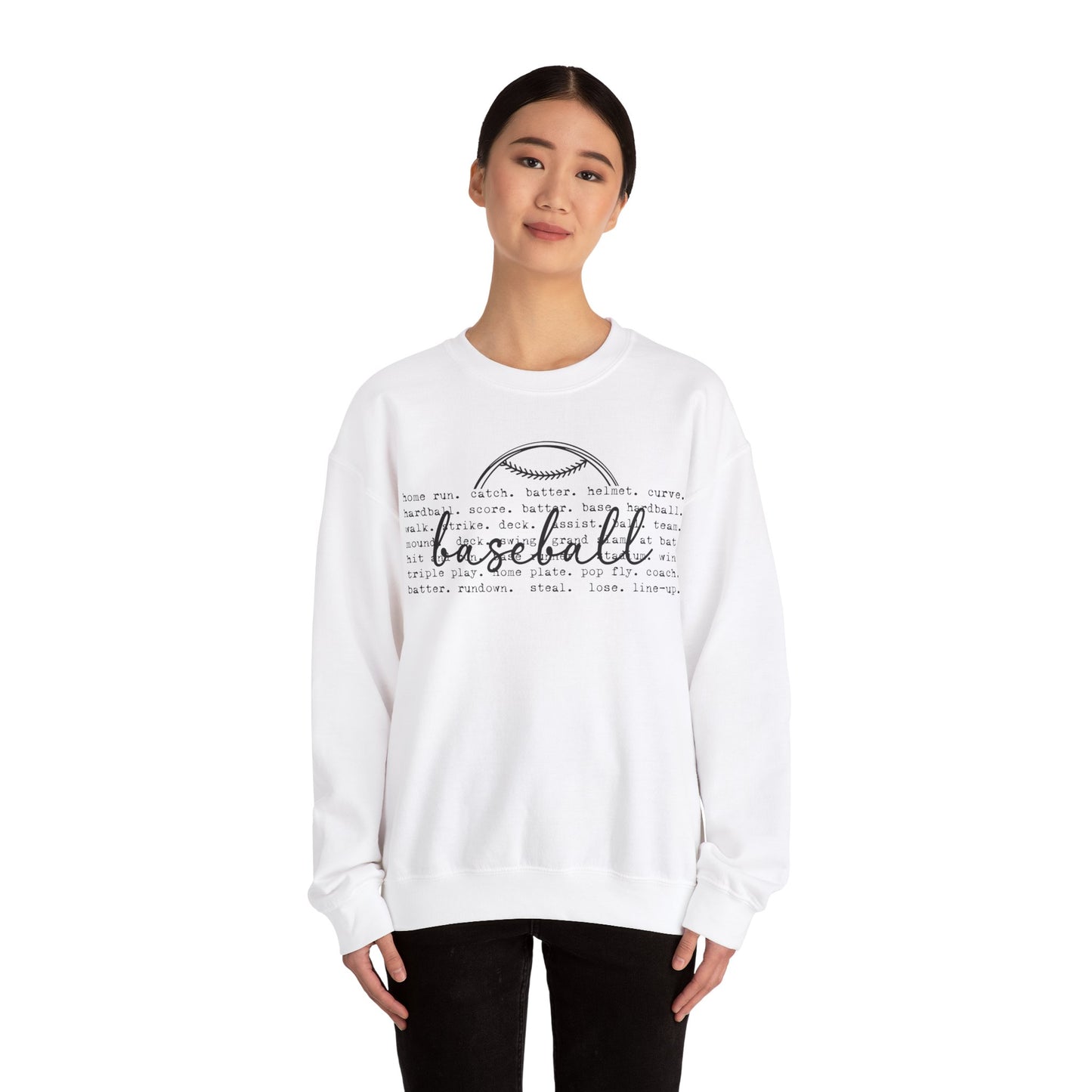 Baseball Heavy Blend™ Crewneck Sweatshirt