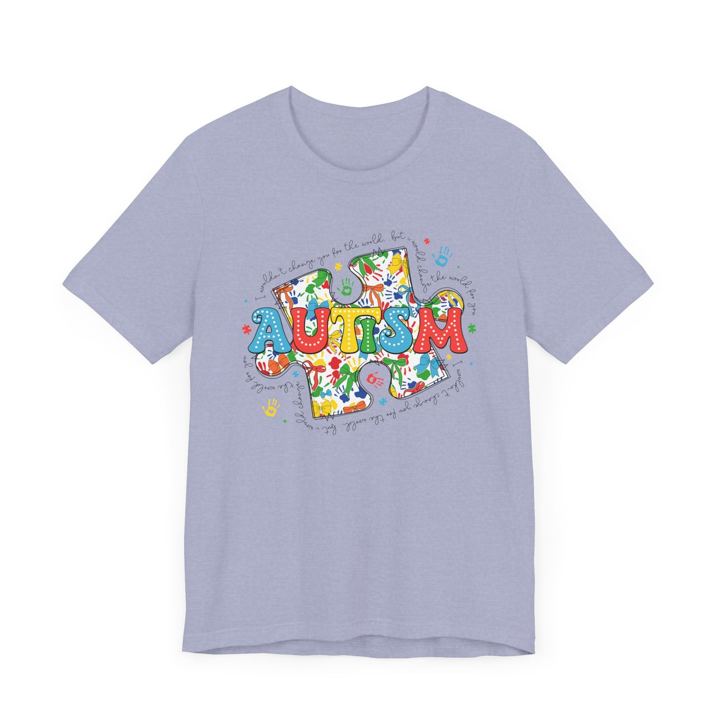 Autism Puzzle Jersey Short Sleeve Tee