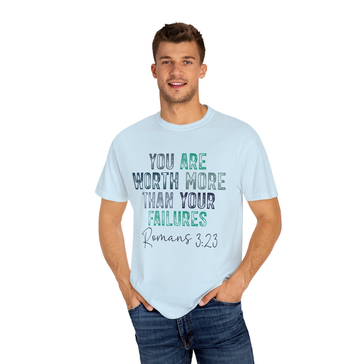 Know Your Worth Garment-Dyed T-shirt