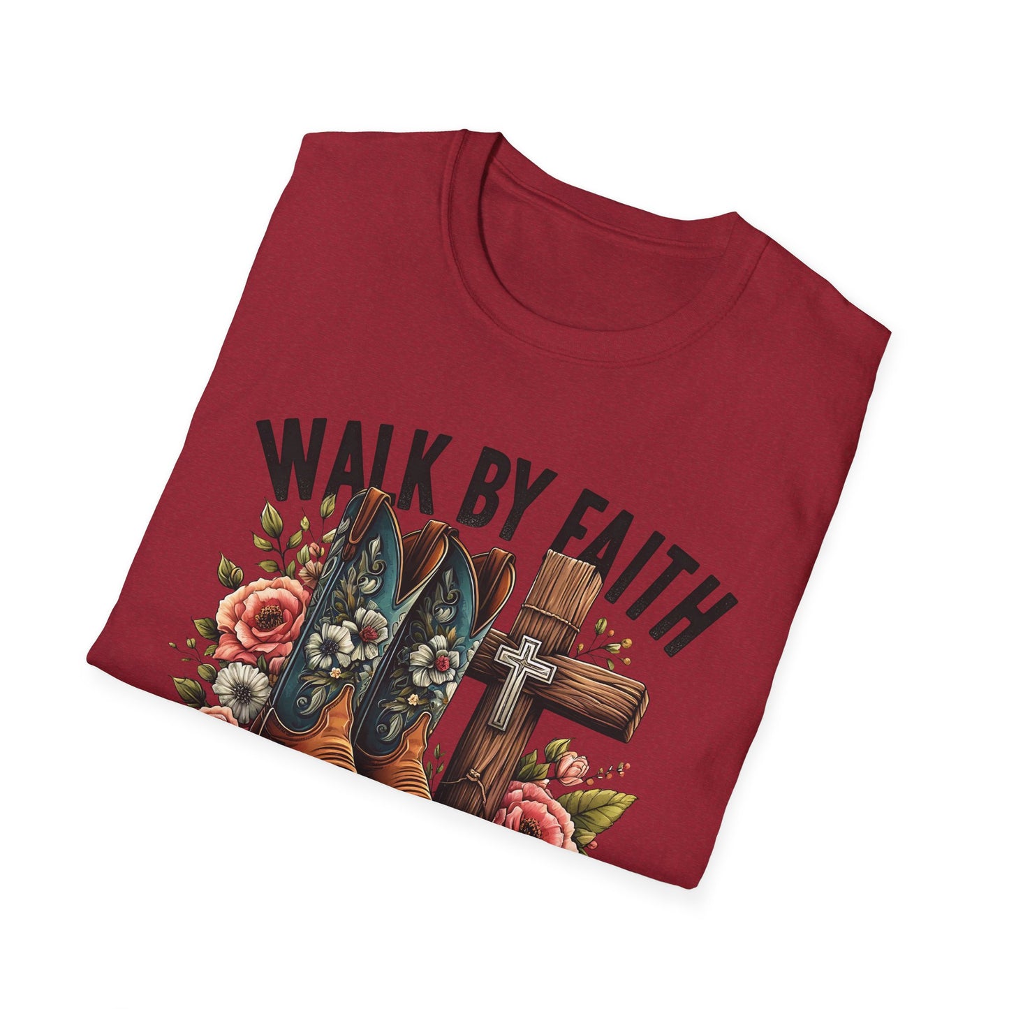 Walk By Faith Even When You Cannot See Softstyle T-Shirt