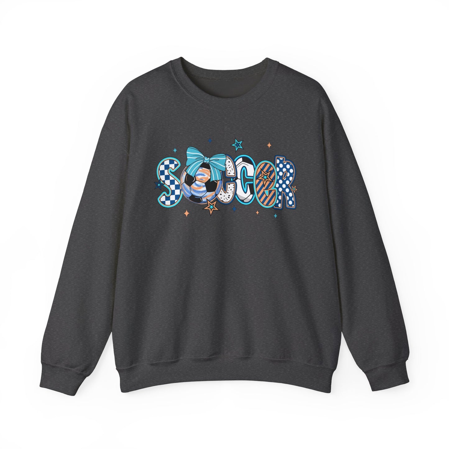Doodle Soccer Heavy Blend™ Crewneck Sweatshirt