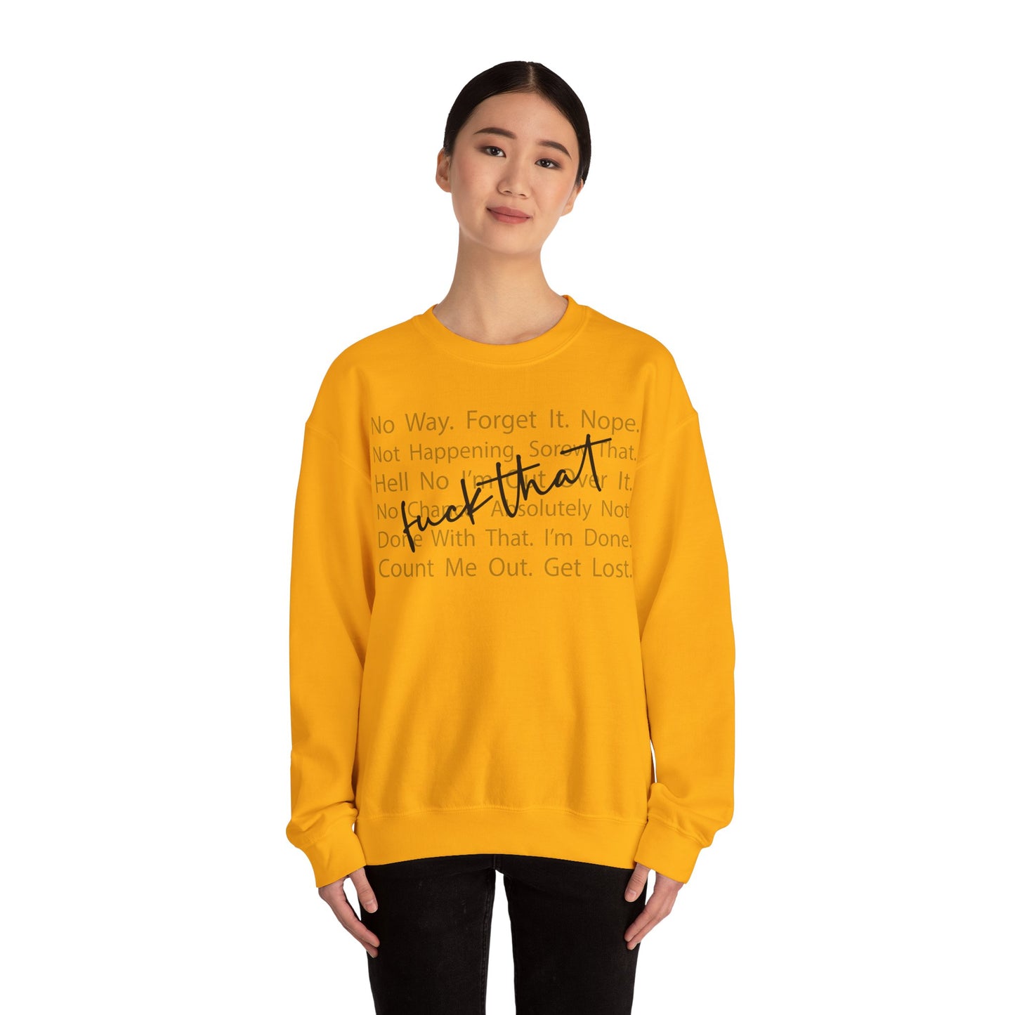 F That Heavy Blend™ Crewneck Sweatshirt
