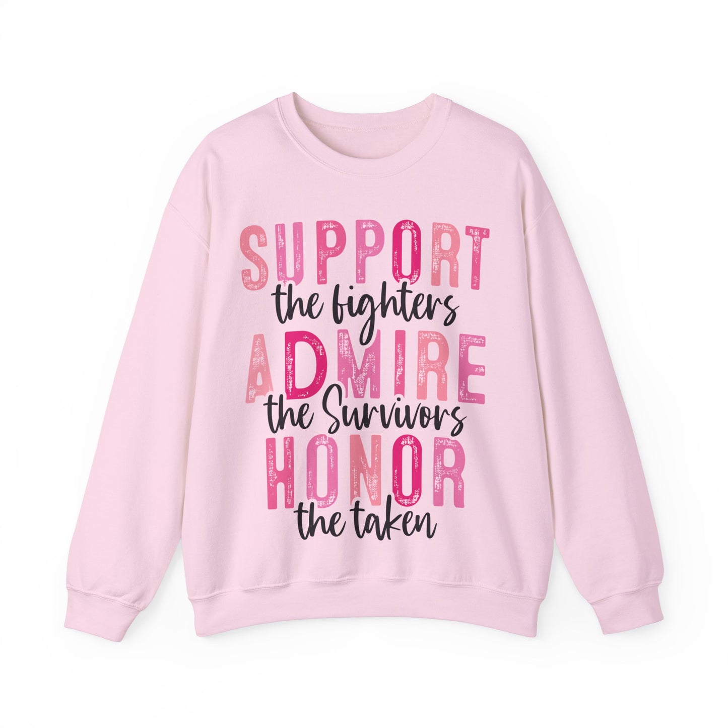 Pink Support Admire Honor Heavy Blend™ Crewneck Sweatshirt