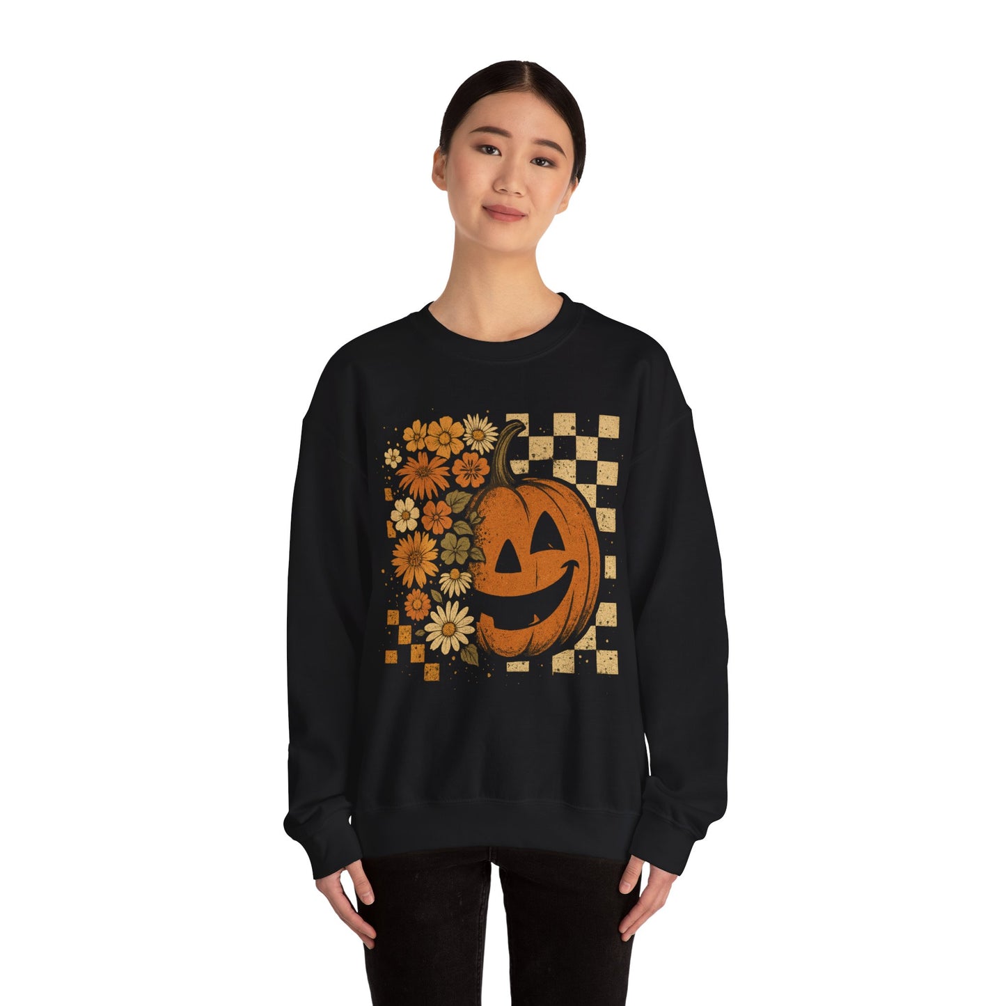 Vintage Jack-o’-lantern Heavy Blend™ Crewneck Sweatshirt