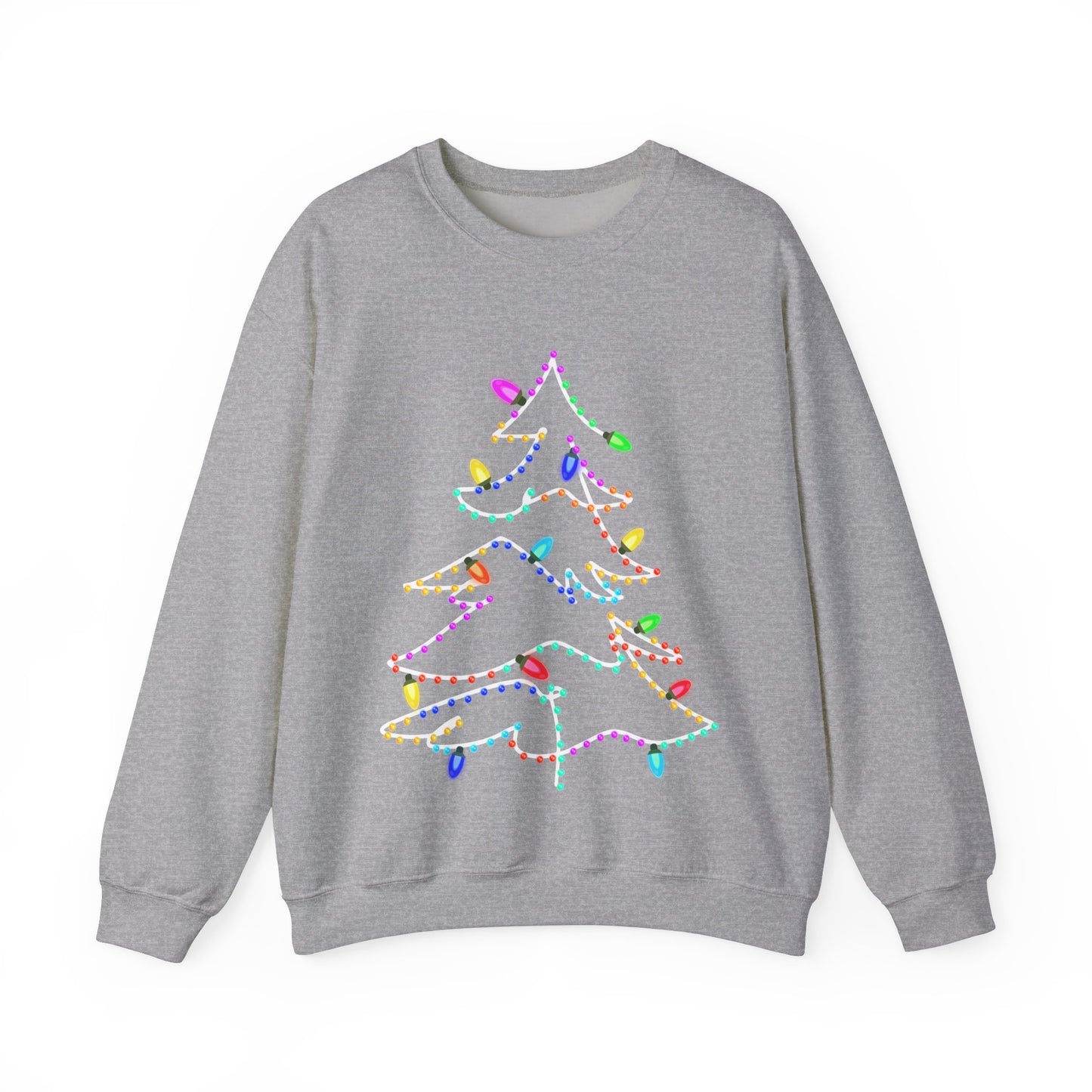 Lighted Christmas Tree Heavy Blend™ Crewneck Sweatshirt