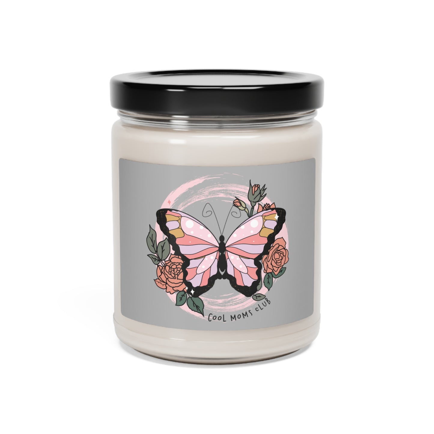 Cool Moms Club Butterfly Scented Soy Candle, 9oz