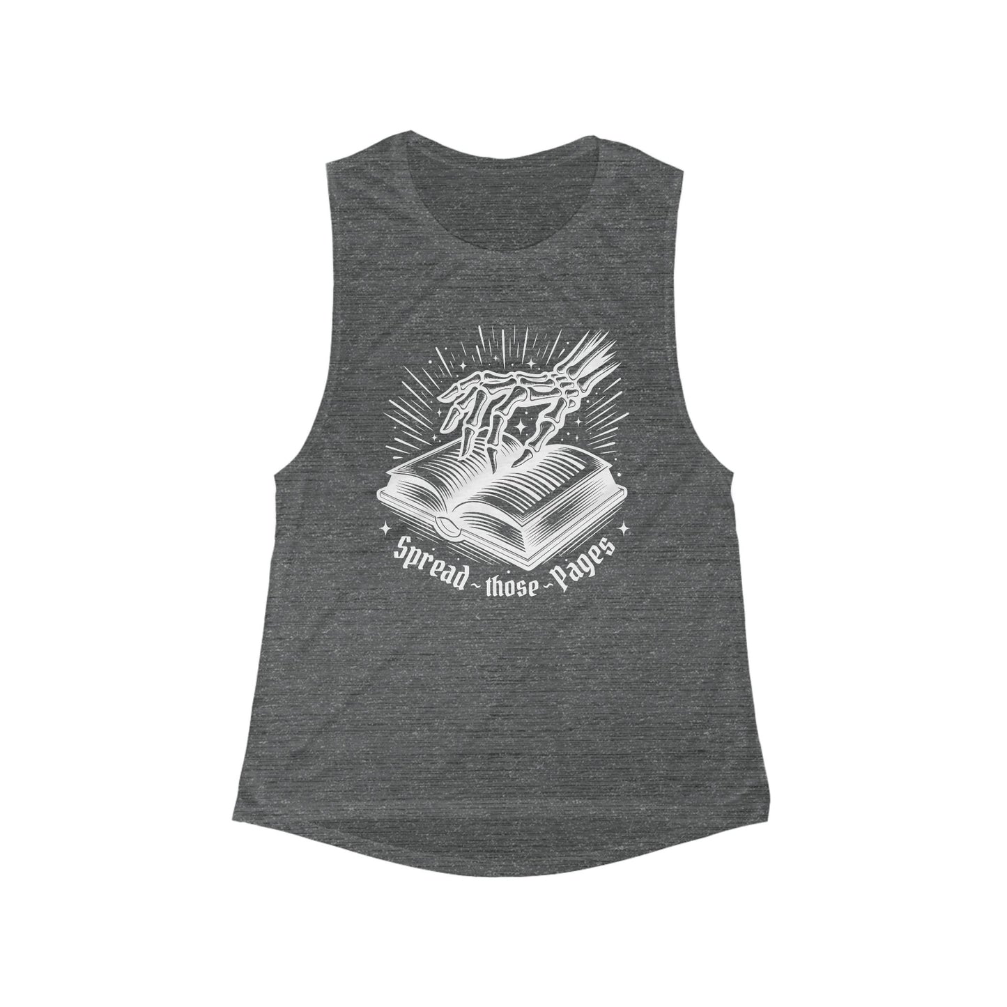 Spread Those Pages Women's Flowy Scoop Muscle Tank