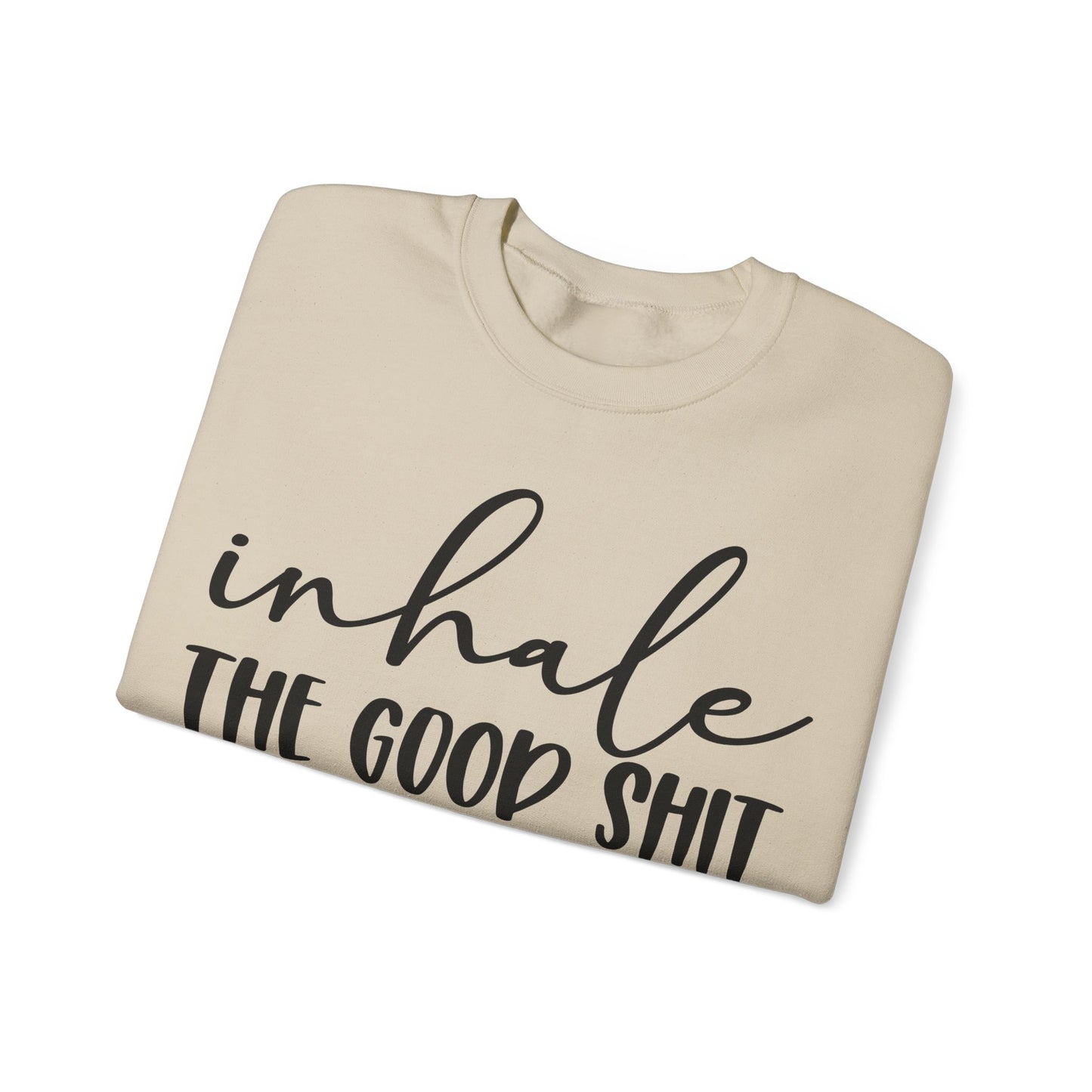 Inhale Exhale Heavy Blend™ Crewneck Sweatshirt