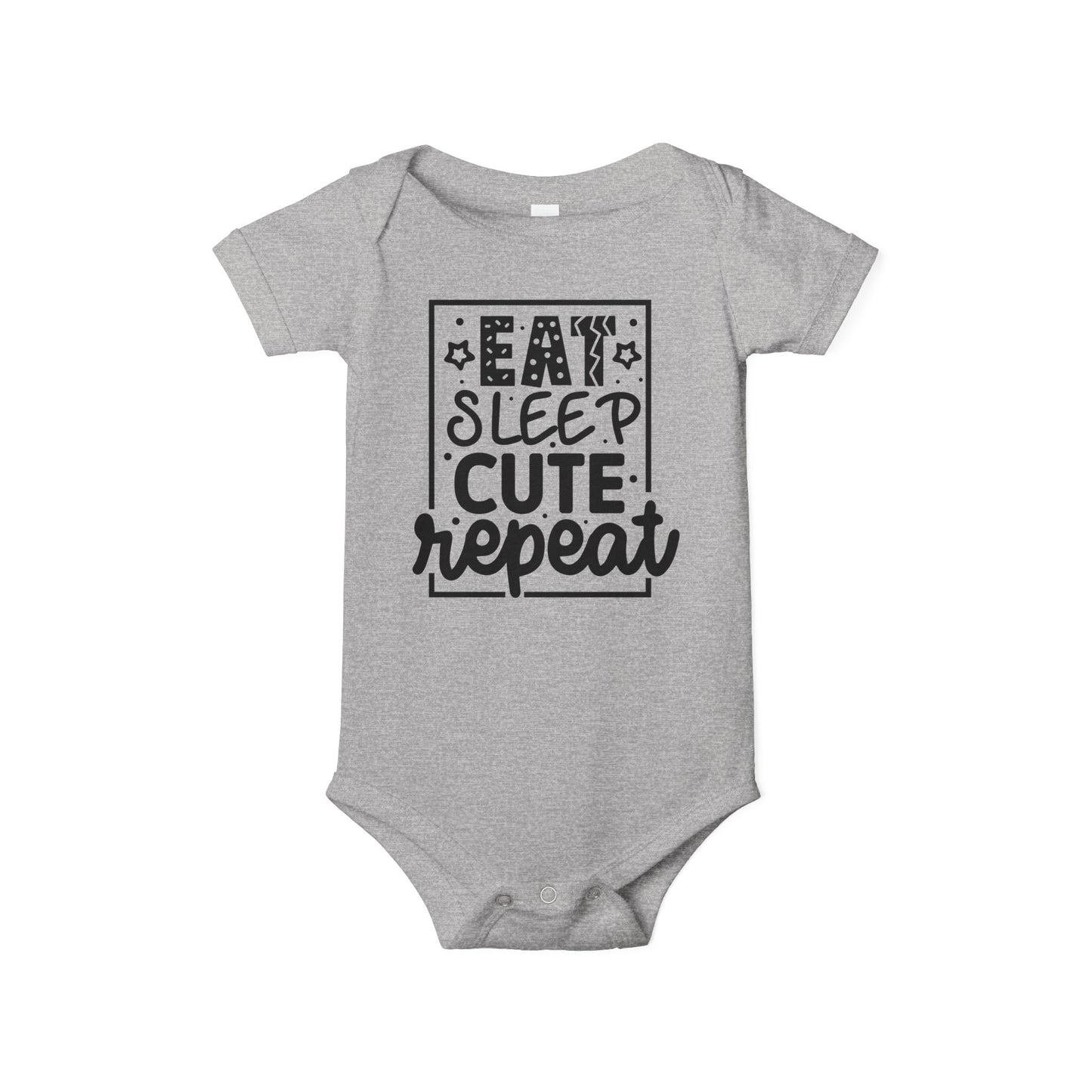 Eat Sleep Cute Repeat Infant Jersey One Piece
