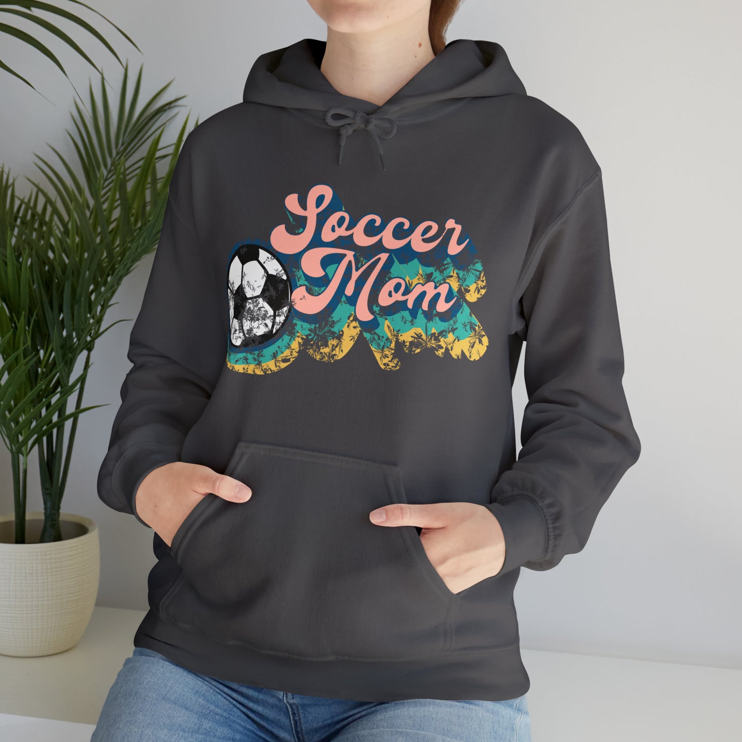 Retro Soccer Mom Heavy Blend™ Hooded Sweatshirt