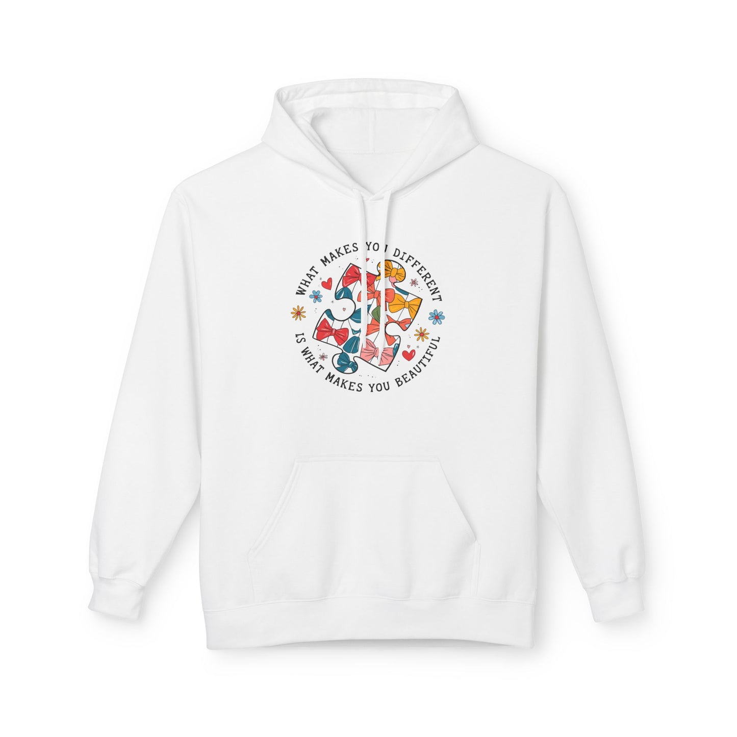 Retro Autism Coquette Midweight Softstyle Fleece Hoodie