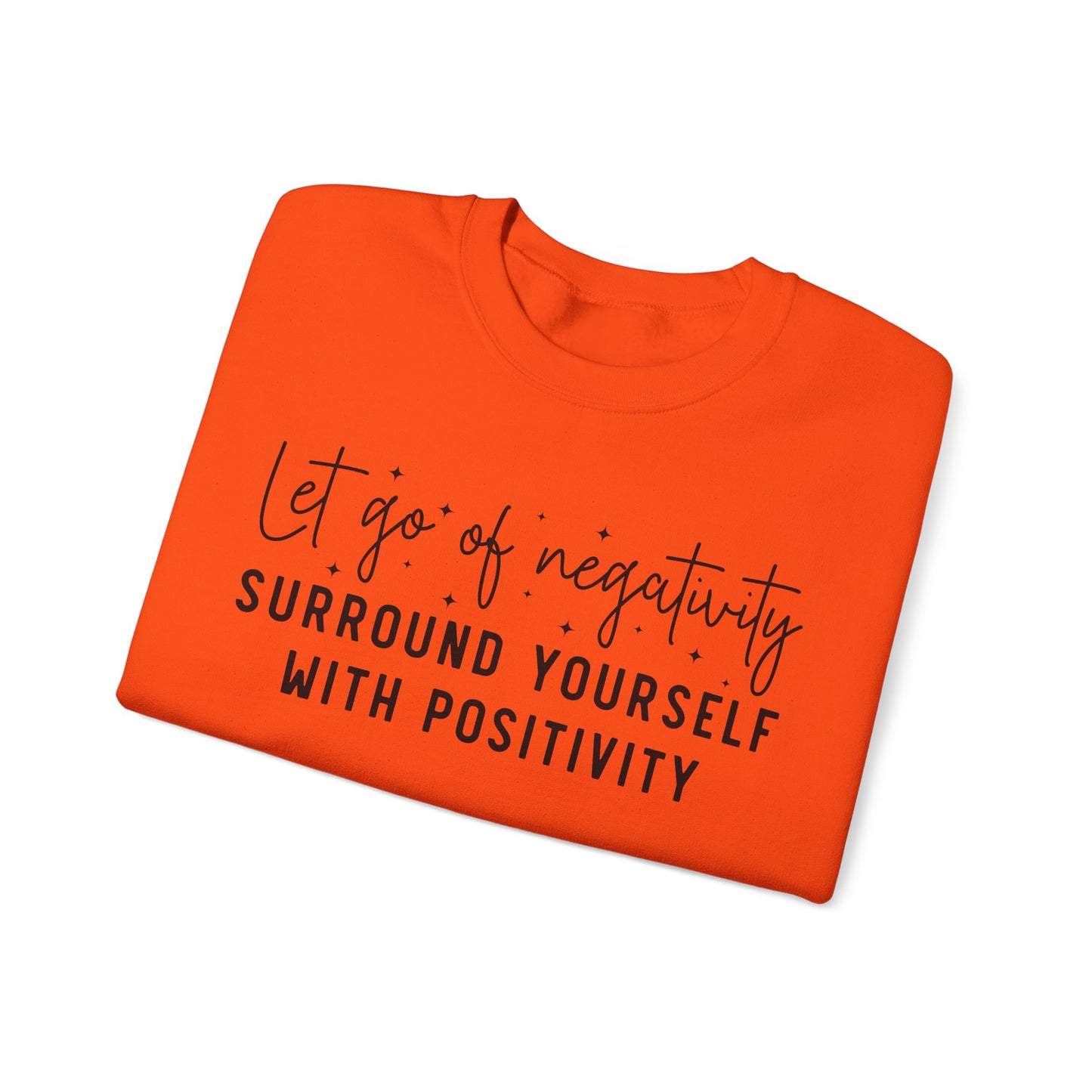 Let Go Of Negativity Heavy Blend™ Crewneck Sweatshirt