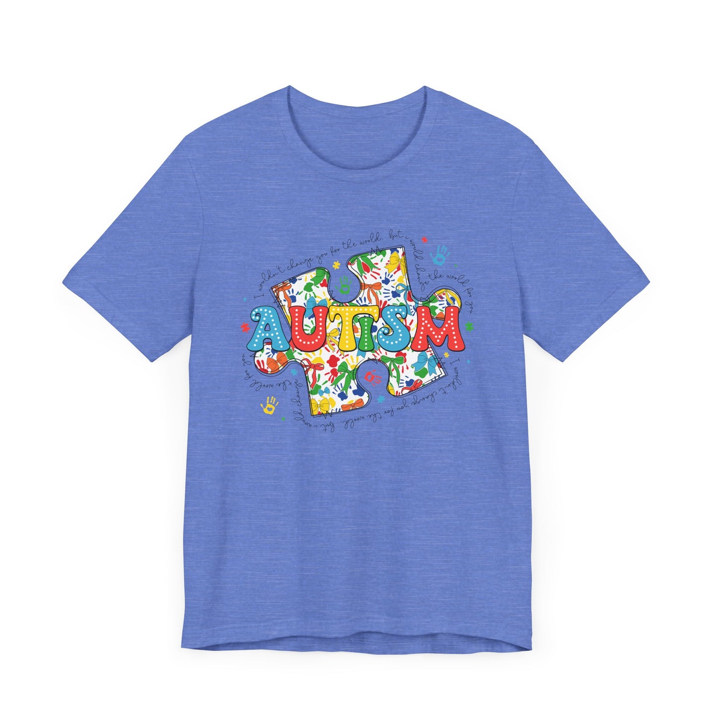 Autism Puzzle Jersey Short Sleeve Tee