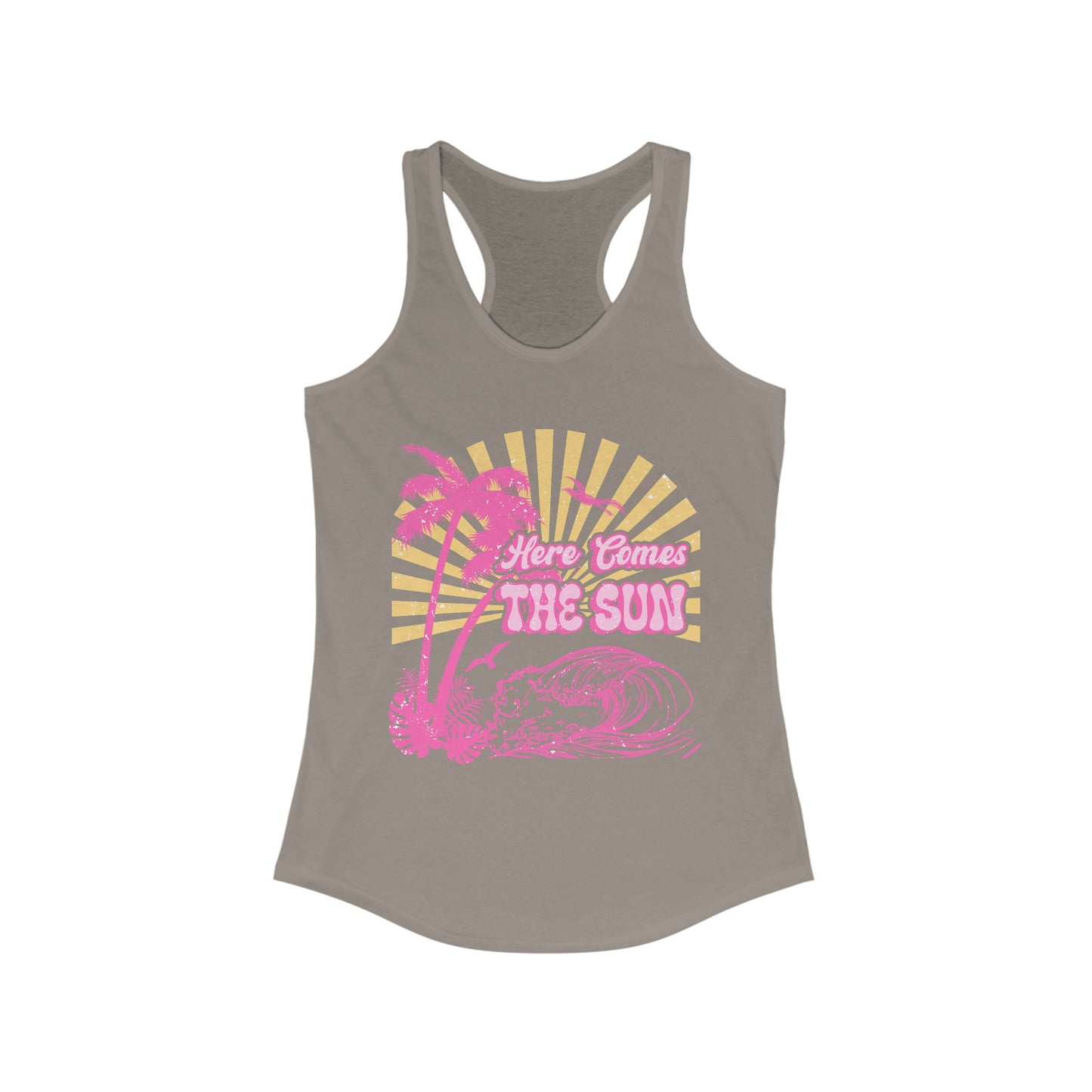 Here Comes The Sun Women's Ideal Racerback Tank