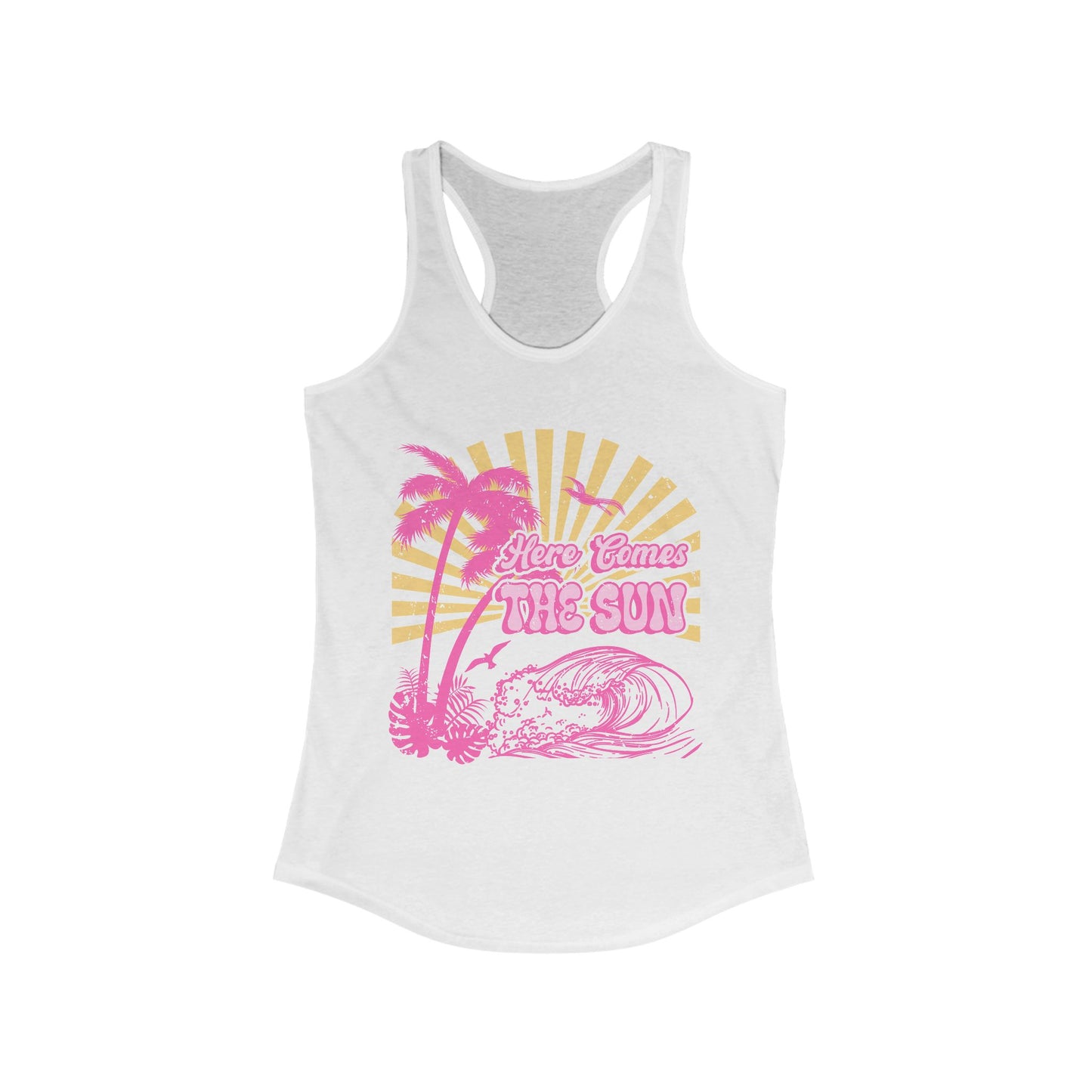 Here Comes The Sun Women's Ideal Racerback Tank