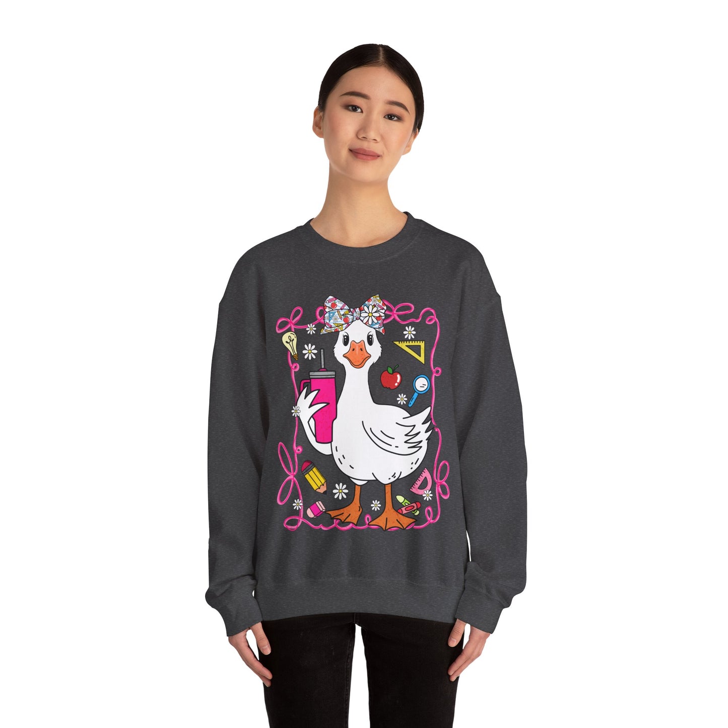 Teacher Goose Heavy Blend™ Crewneck Sweatshirt