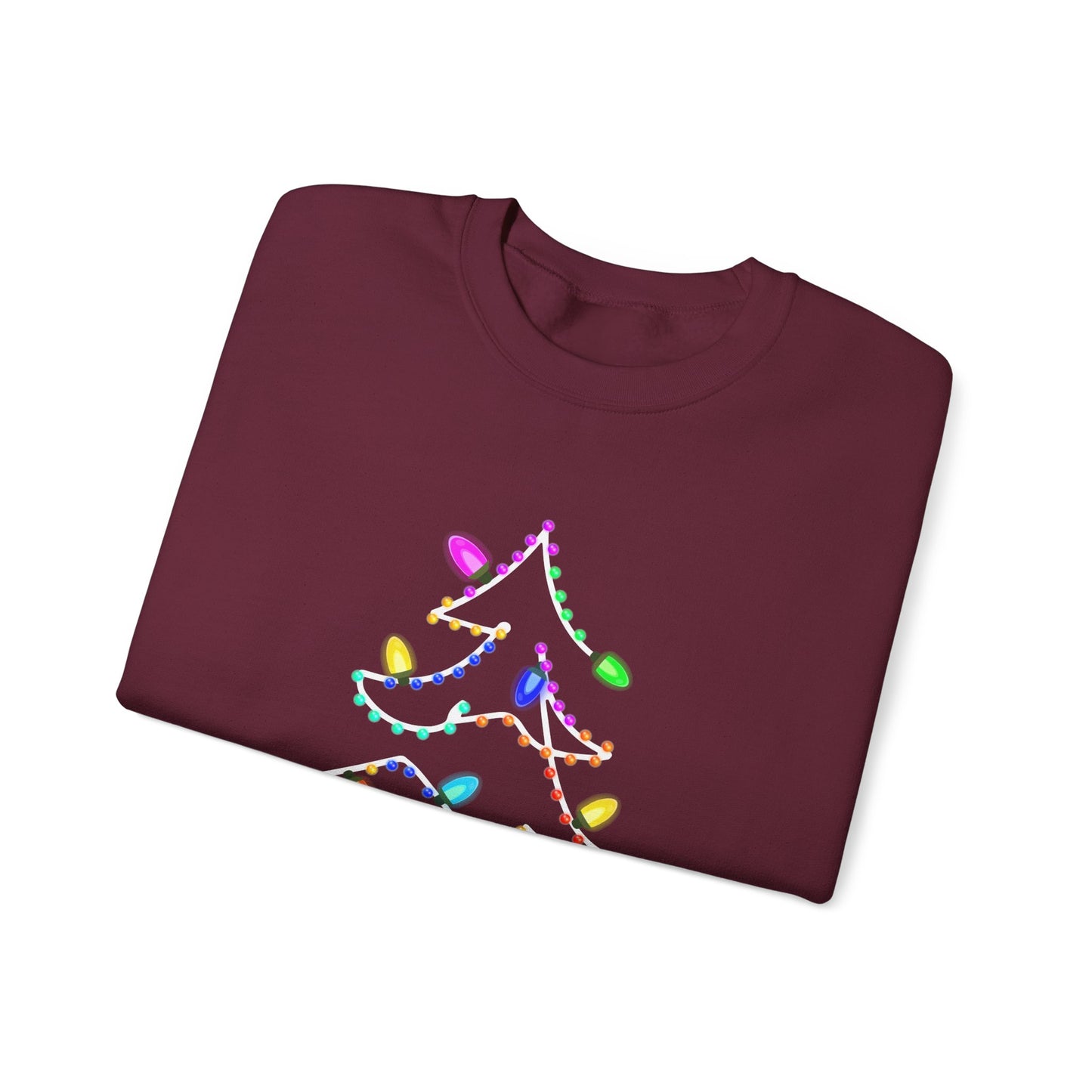 Lighted Christmas Tree Heavy Blend™ Crewneck Sweatshirt