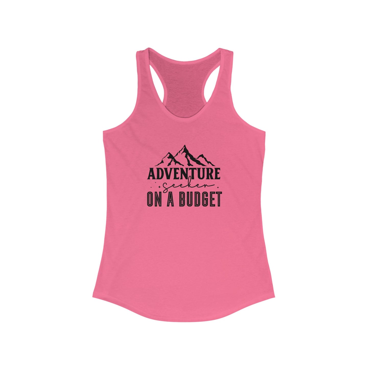 Adventure Seeker On A Budget Women's Ideal Racerback Tank