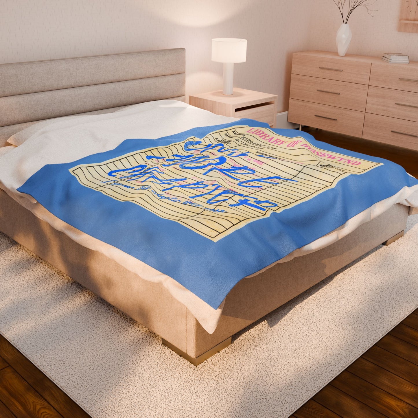 One More Chapter Velveteen Plush Blanket