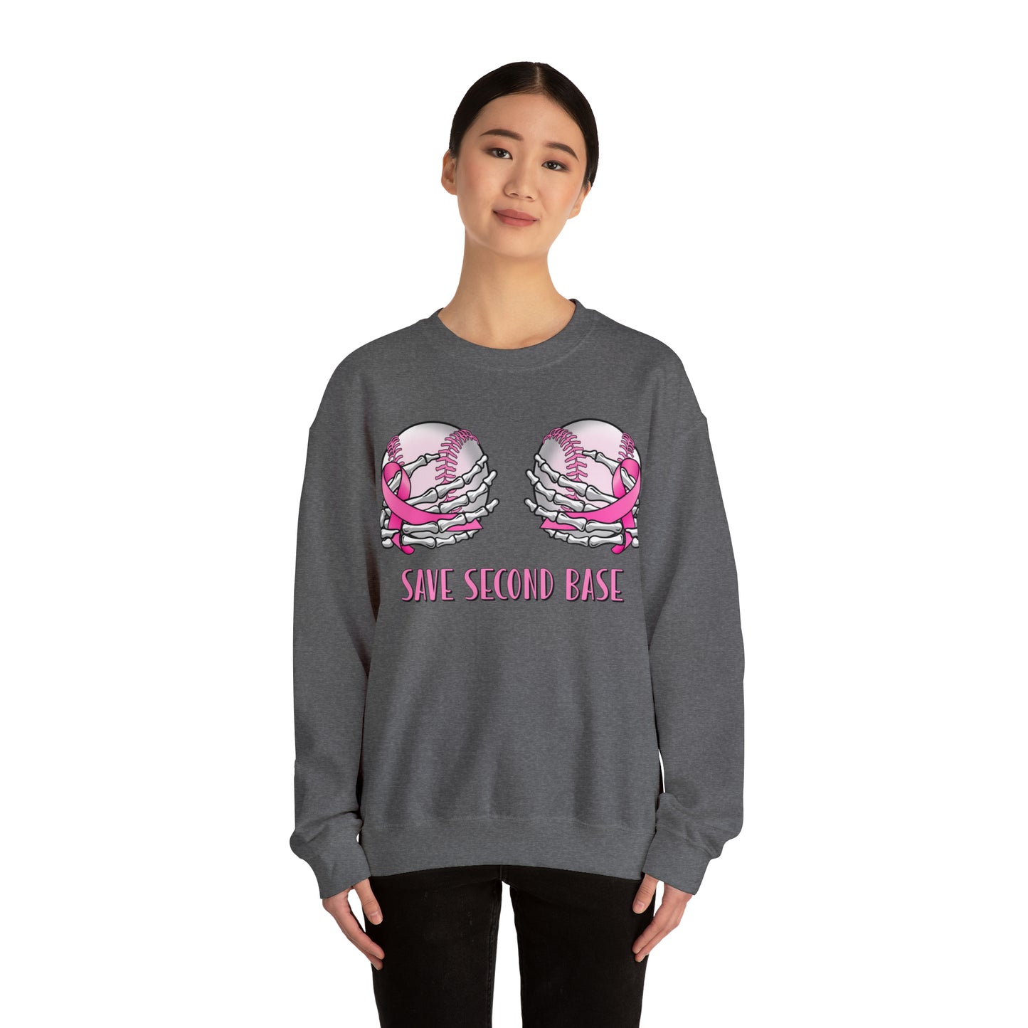 Save Second Base Heavy Blend™ Crewneck Sweatshirt