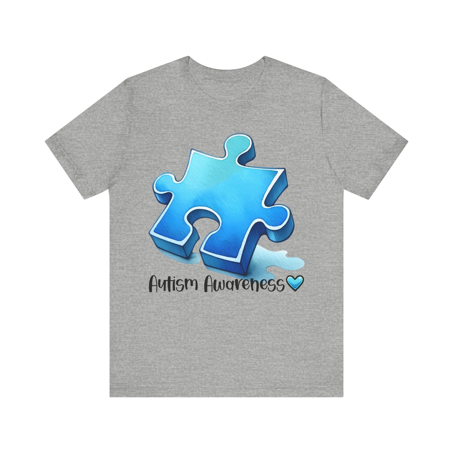 Puzzle Autism Awareness Jersey Short Sleeve Tee