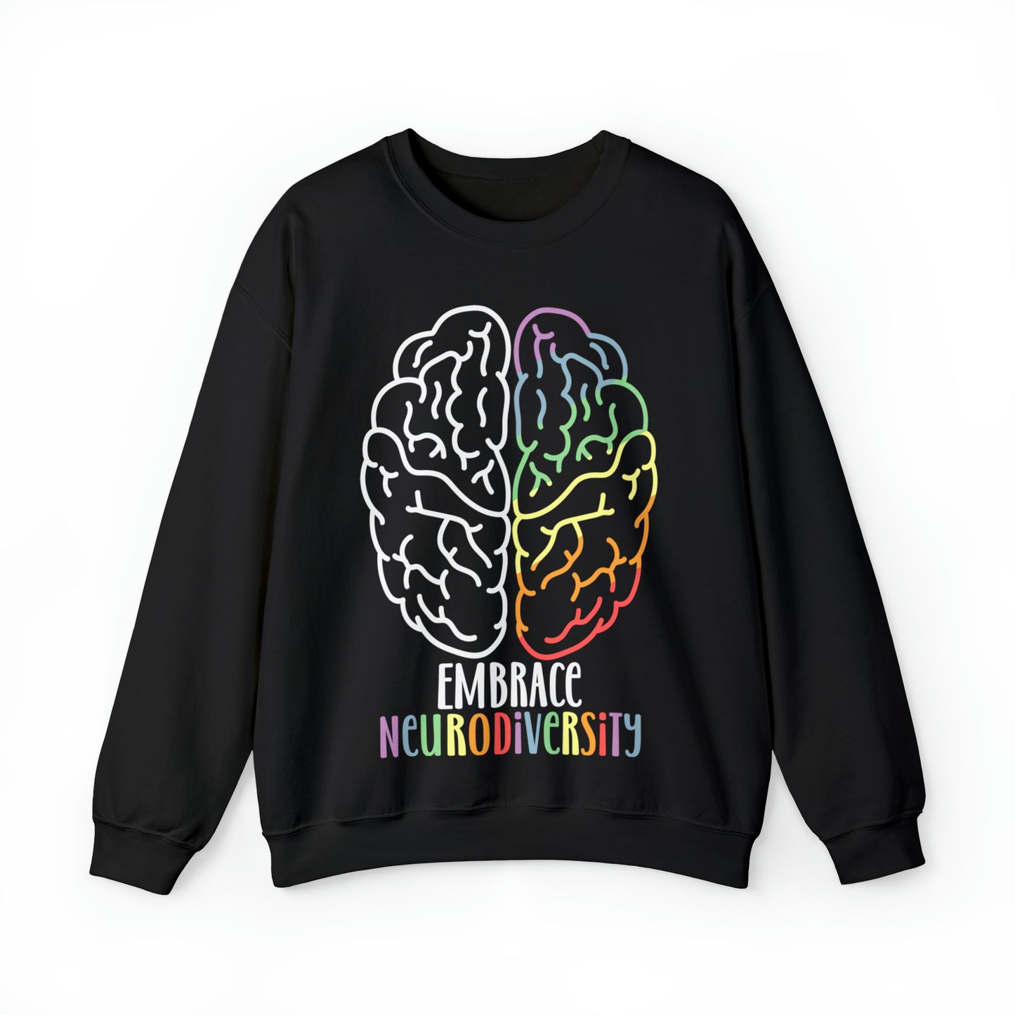Embrace Neurodiversity Heavy Blend™ Crewneck Sweatshirt