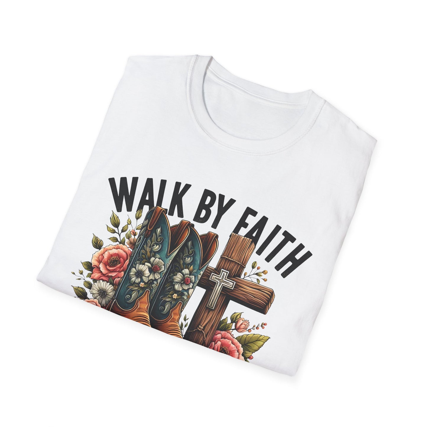 Walk By Faith Even When You Cannot See Softstyle T-Shirt