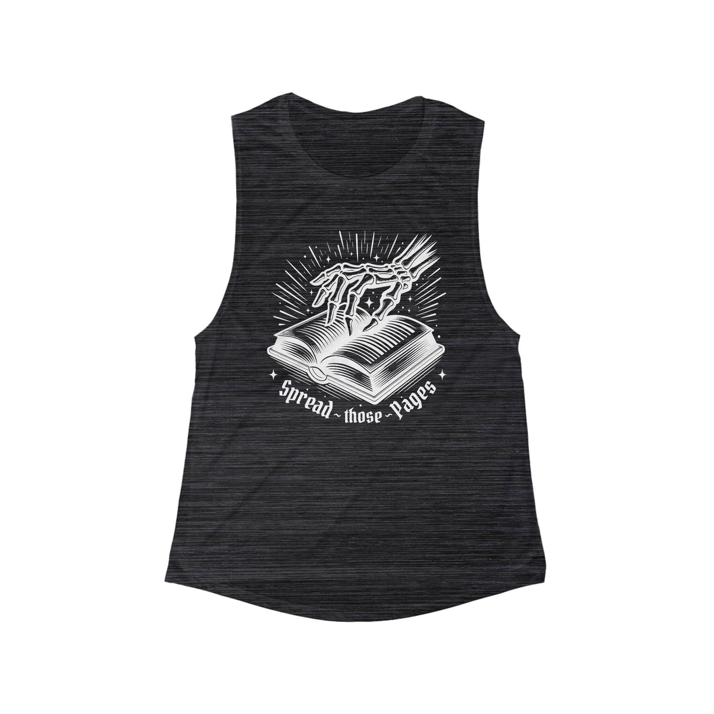 Spread Those Pages Women's Flowy Scoop Muscle Tank