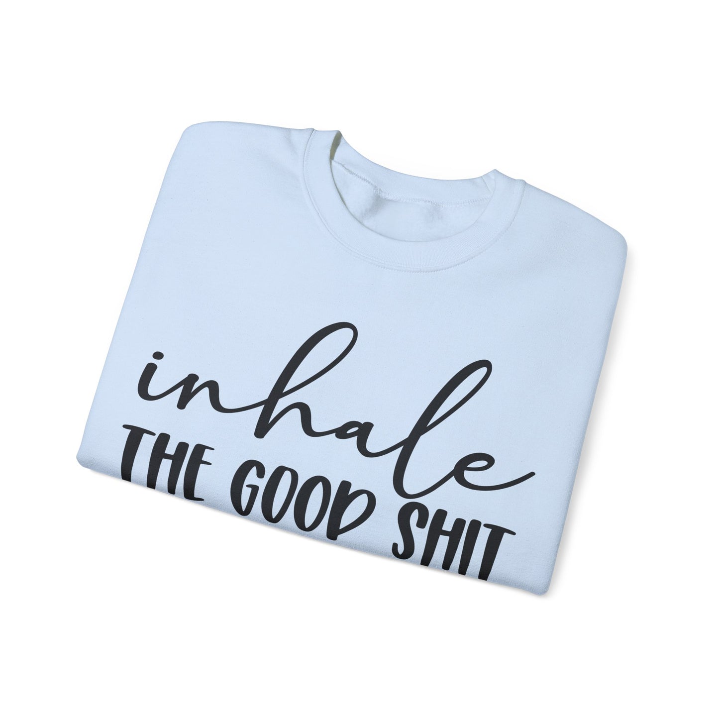 Inhale Exhale Heavy Blend™ Crewneck Sweatshirt