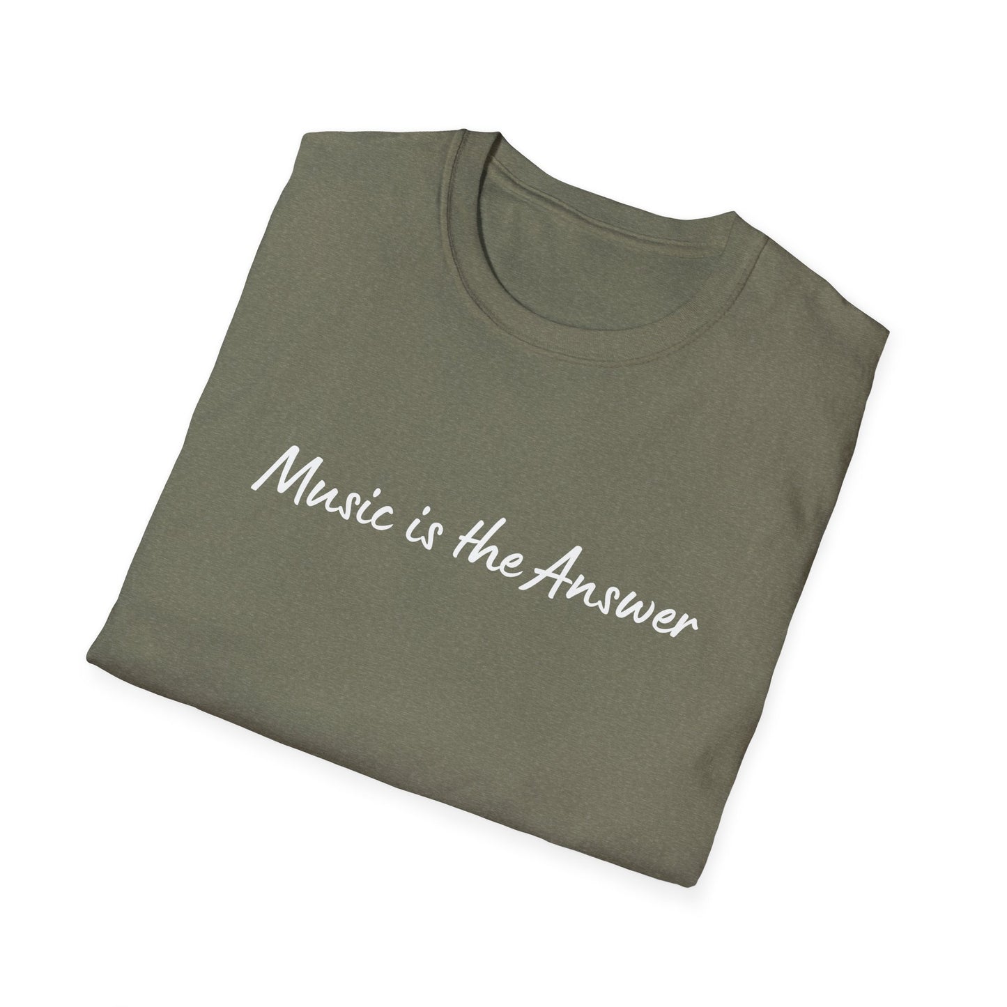 Music Is The Answer Softstyle T-Shirt