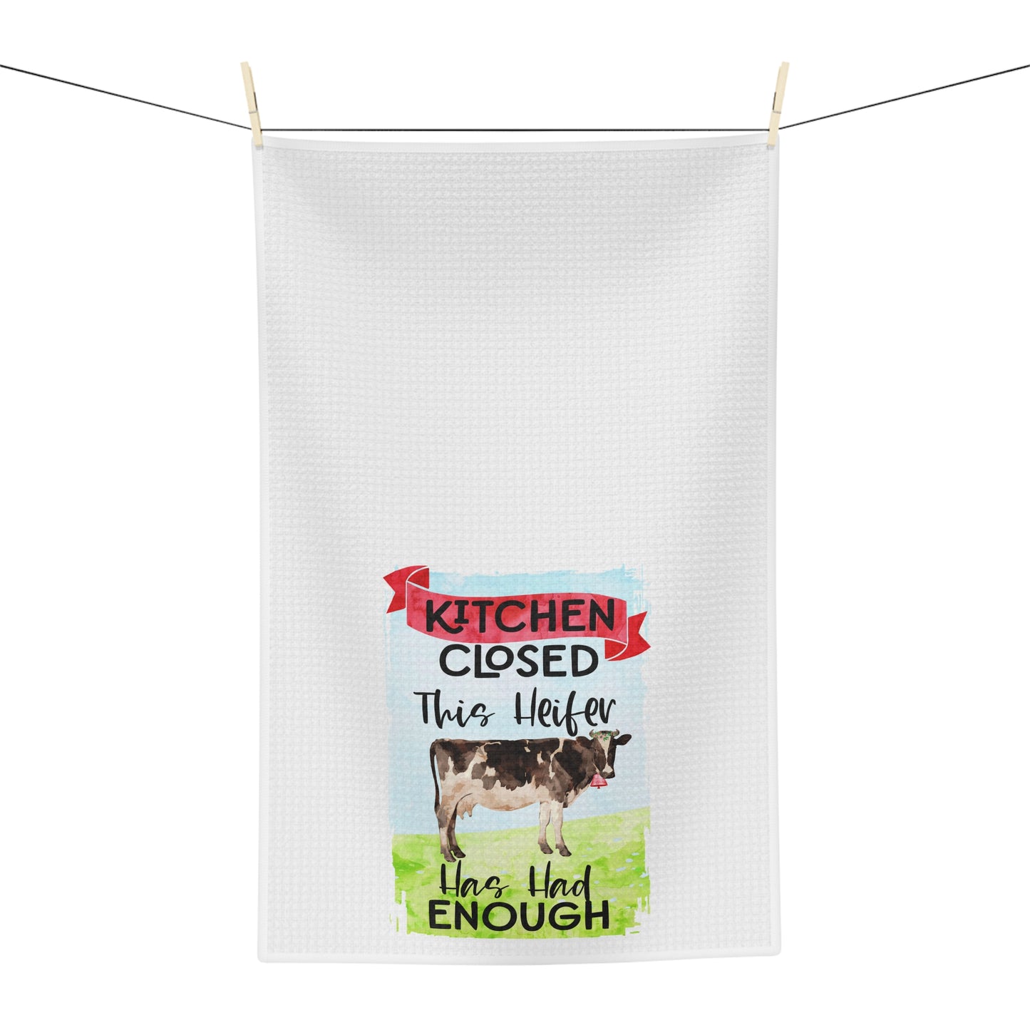 Kitchen Closed Soft Tea Towel