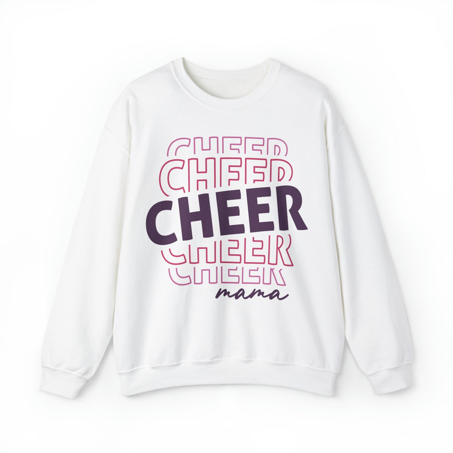 Stacked Cheer Mama Heavy Blend™ Crewneck Sweatshirt