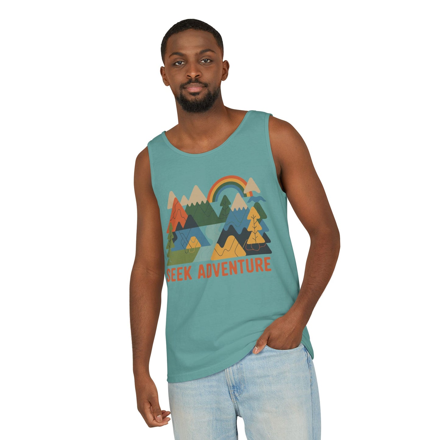Seek Adventure Garment-Dyed Tank Top