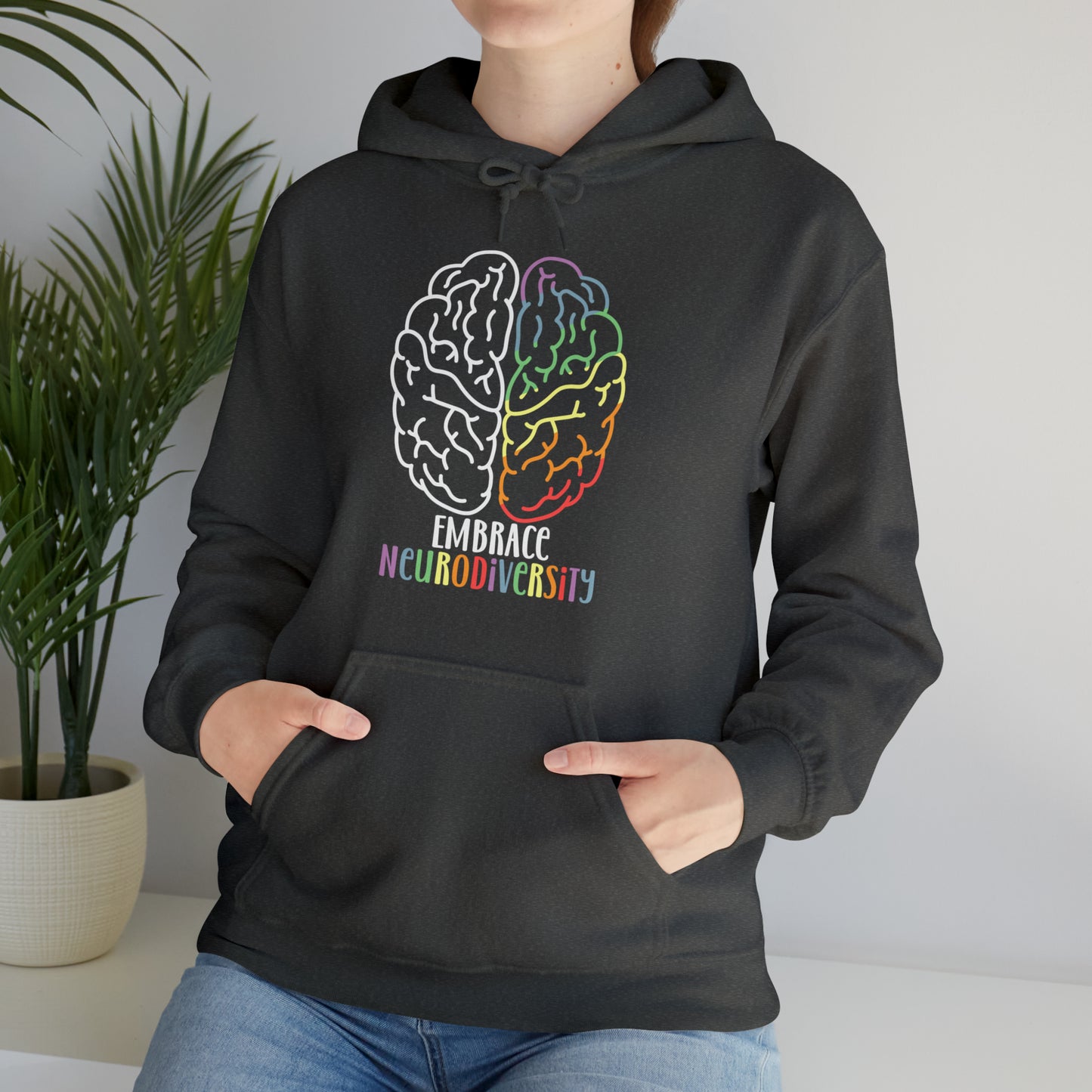 Embrace Neurodiversity Heavy Blend™ Hooded Sweatshirt