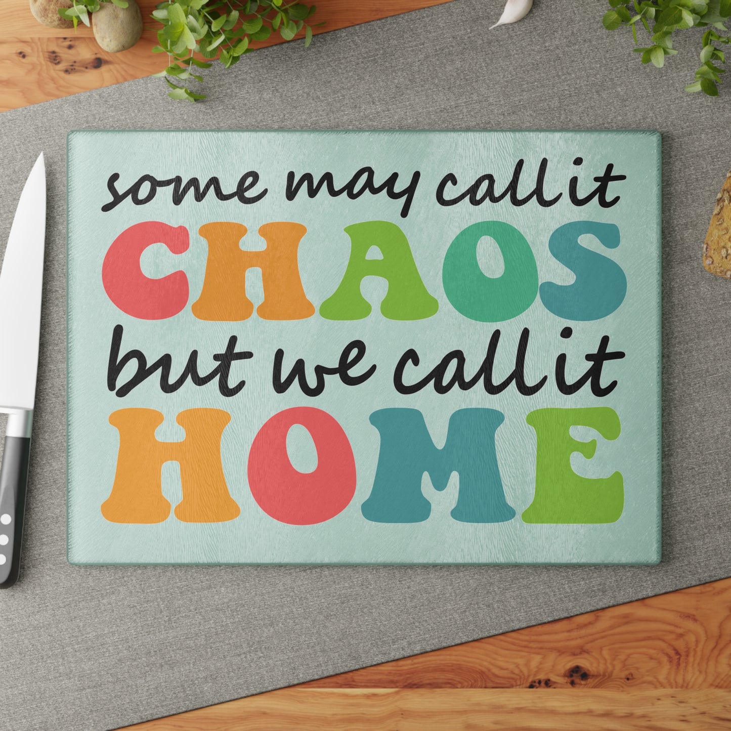 Call It Home Glass Cutting Board
