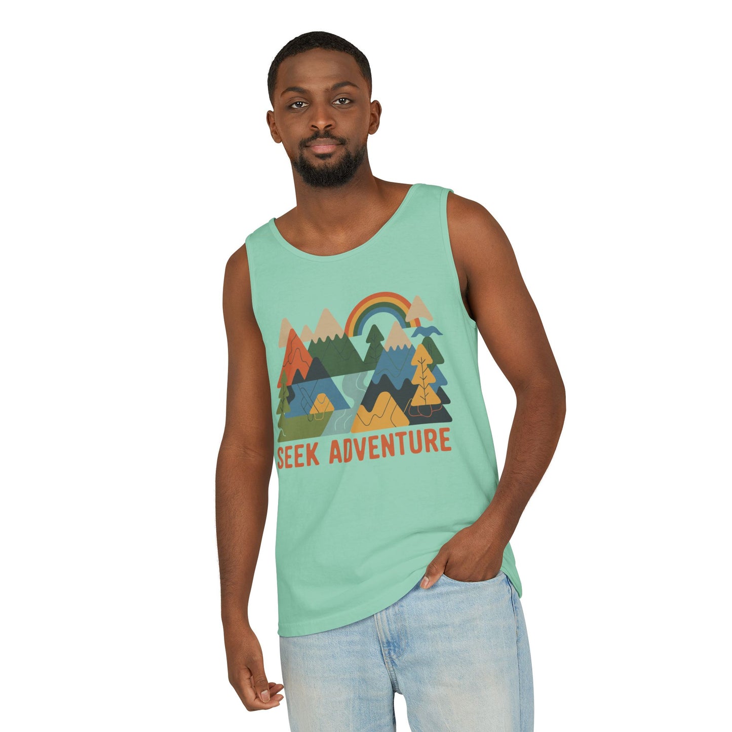 Seek Adventure Garment-Dyed Tank Top