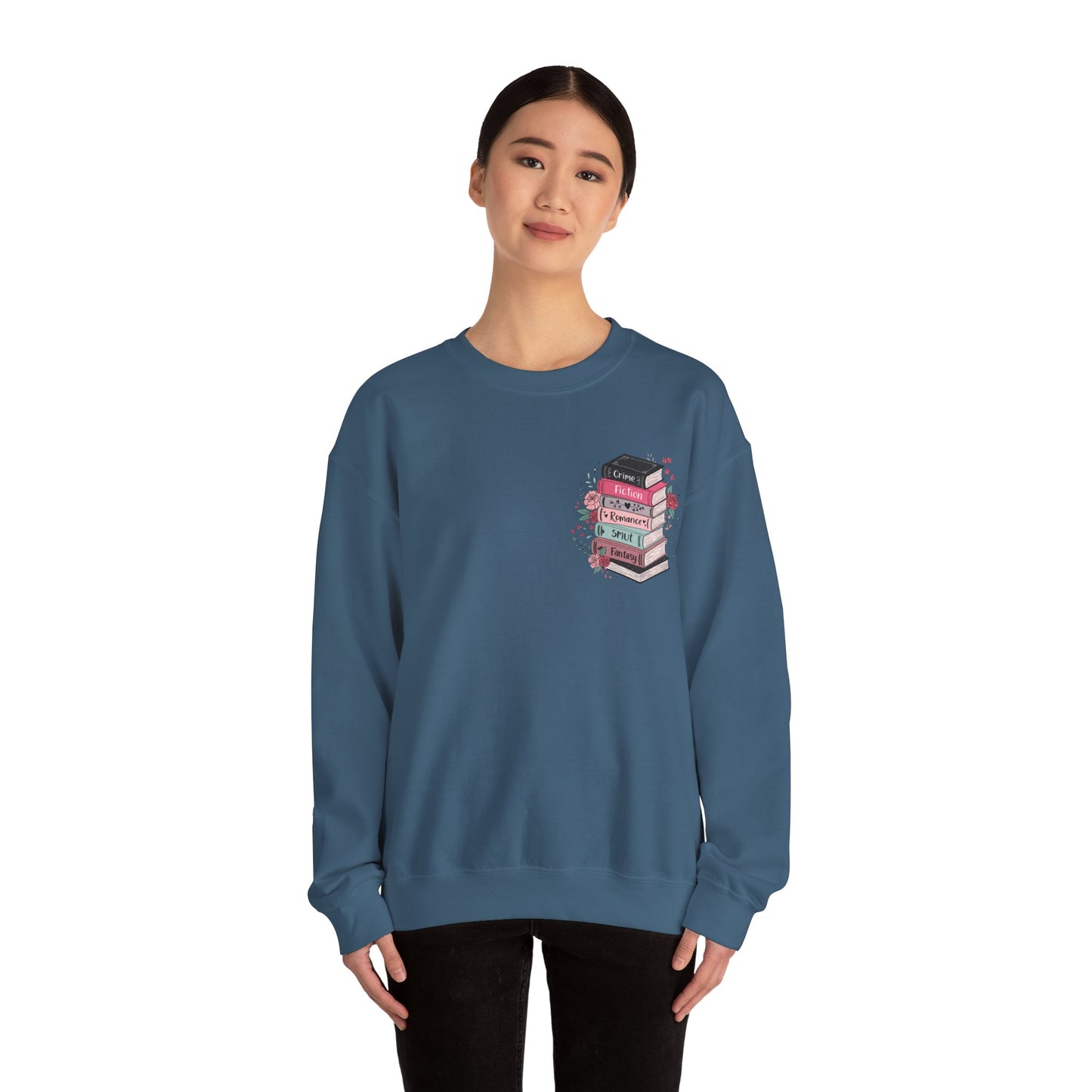 The Stack of Books Heavy Blend™ Crewneck Sweatshirt