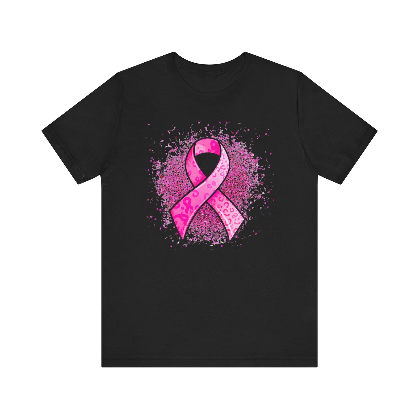 Breast Cancer Ribbon Jersey Short Sleeve Tee