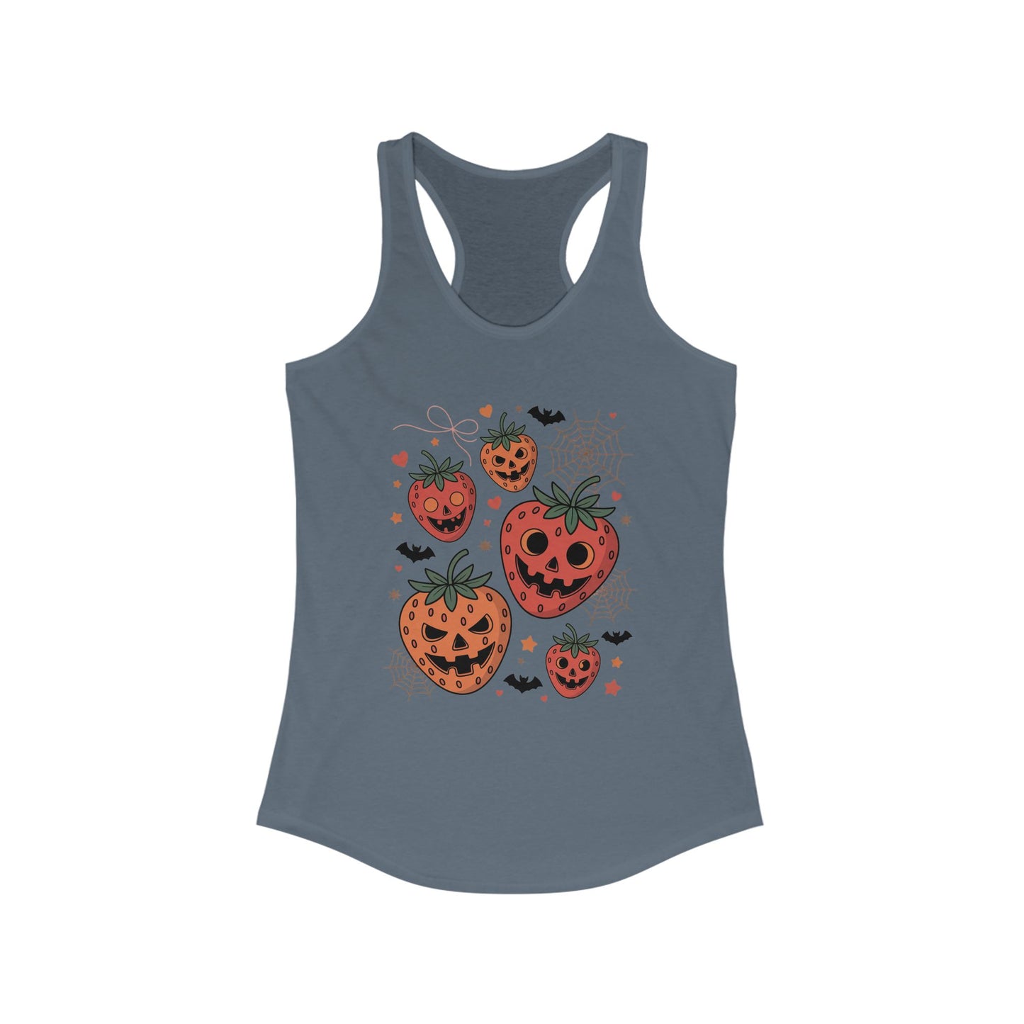 Creepy Strawberries Women's Ideal Racerback Tank