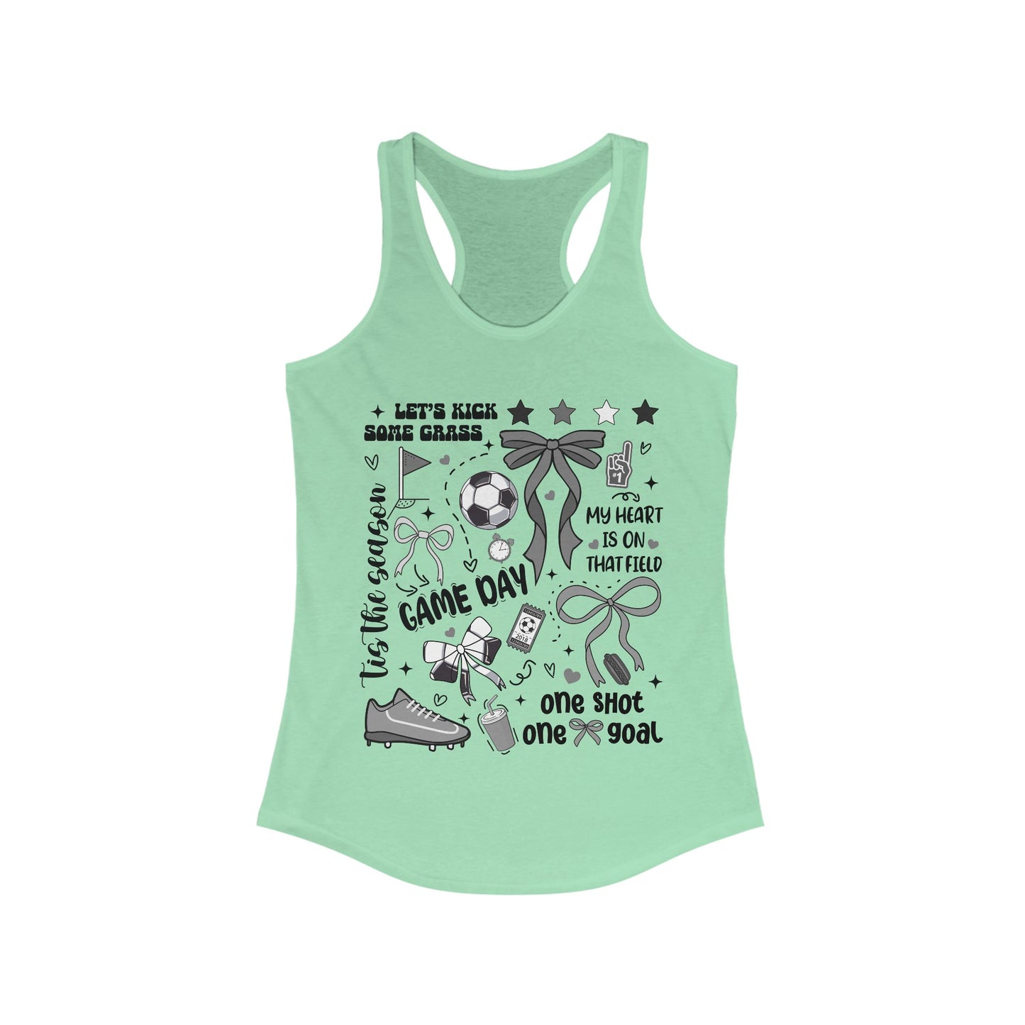 Soccer Fan Women's Ideal Racerback Tank