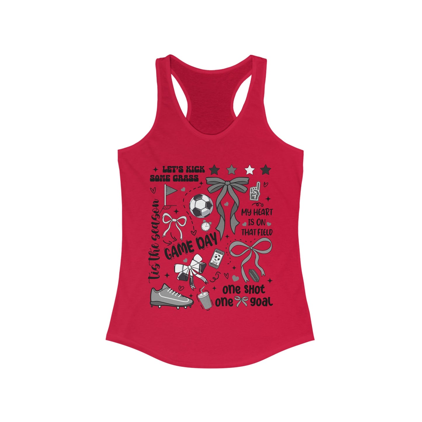 Soccer Fan Women's Ideal Racerback Tank