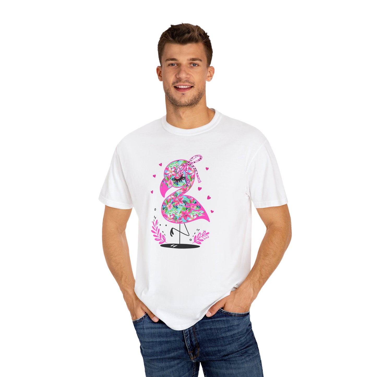 Flamingo Garment-Dyed T-shirt