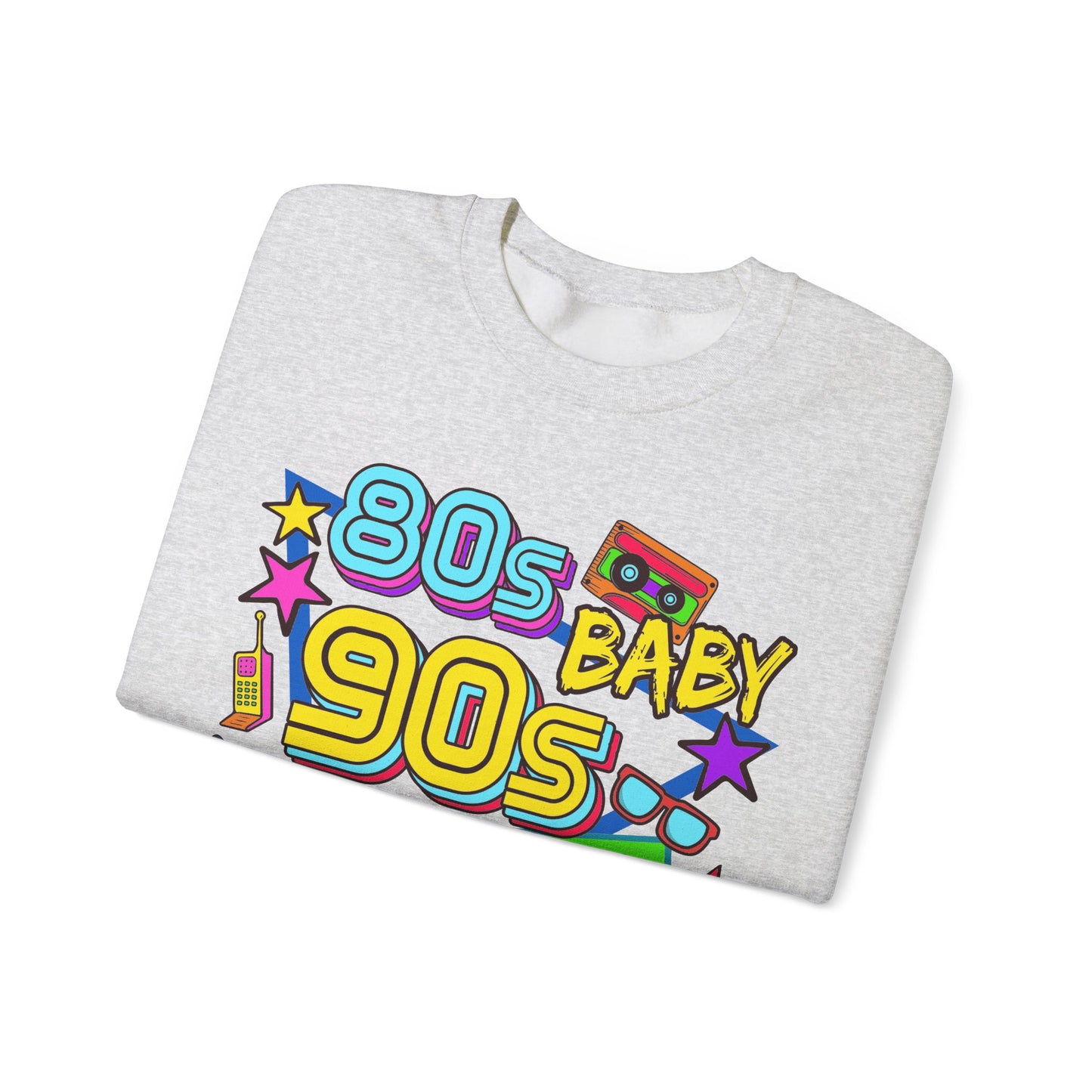80s Baby 90s Made Me Heavy Blend™ Crewneck Sweatshirt