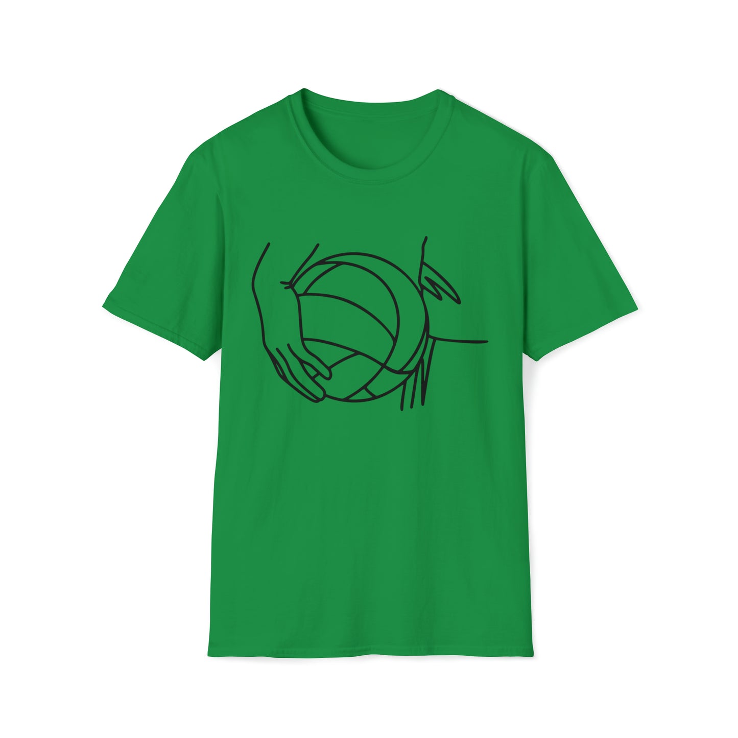 Hand with Volleyball Softstyle T-Shirt