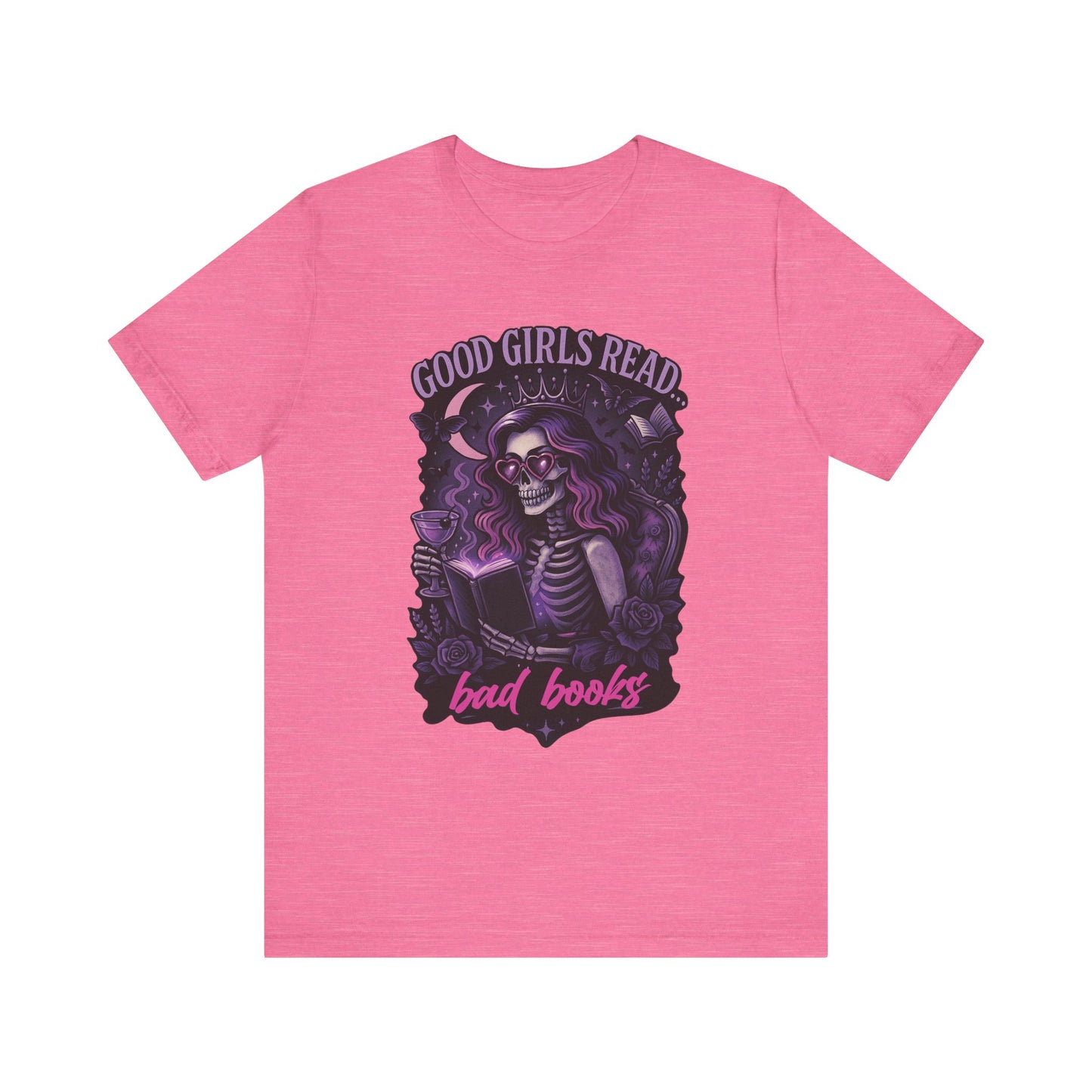 Good Girls Read Bad Books Jersey Short Sleeve Tee