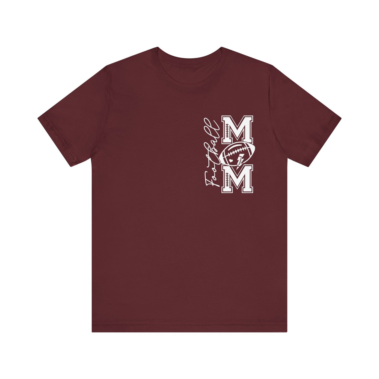 Football Mom F/B Jersey Short Sleeve Tee
