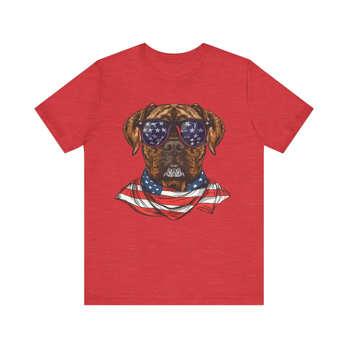 Patriotic Boxer Jersey Short Sleeve Tee