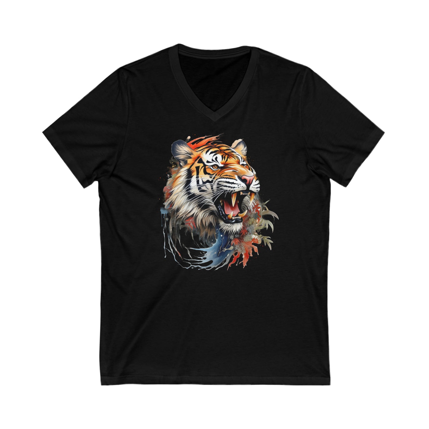Water Tiger V-Neck Tee