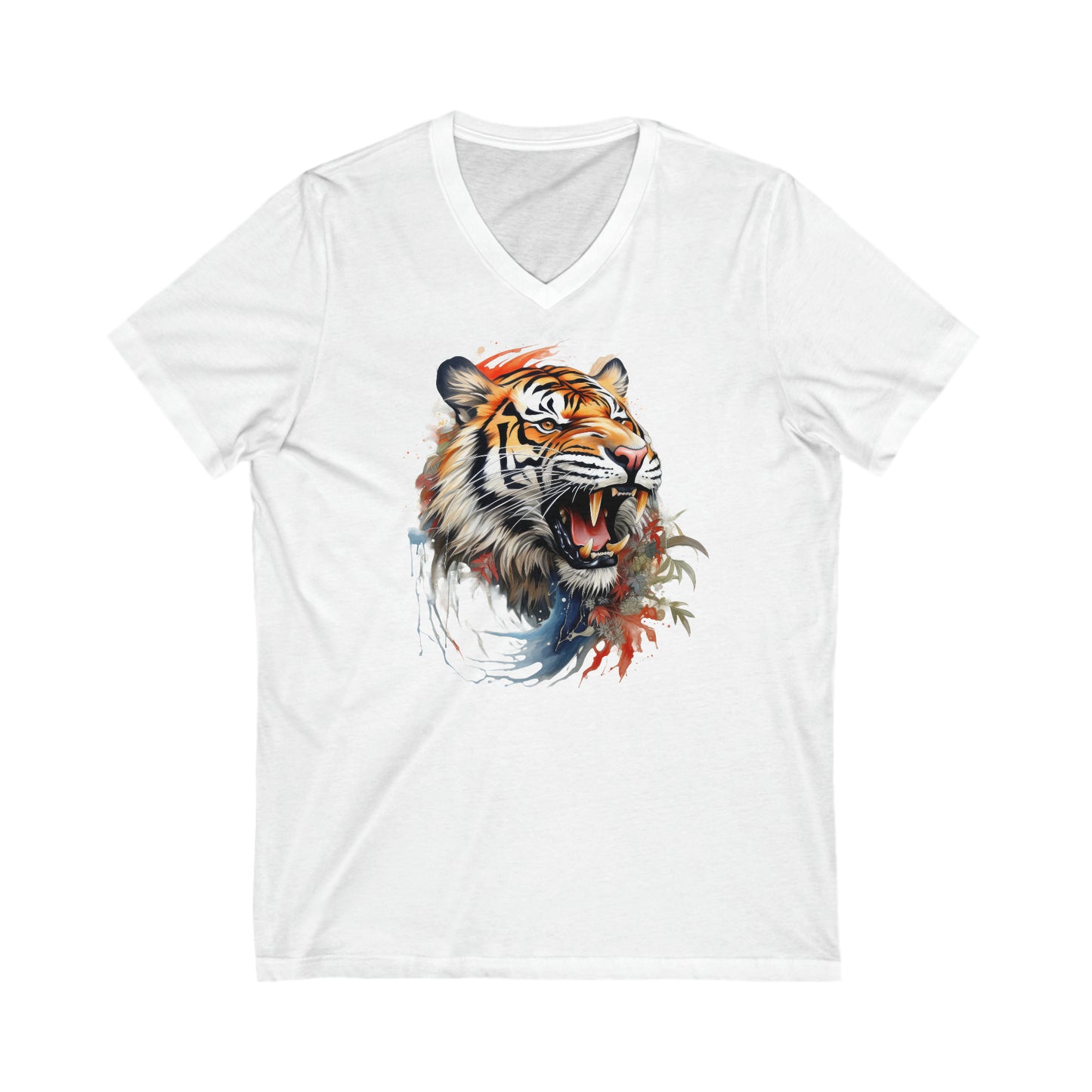 Water Tiger V-Neck Tee